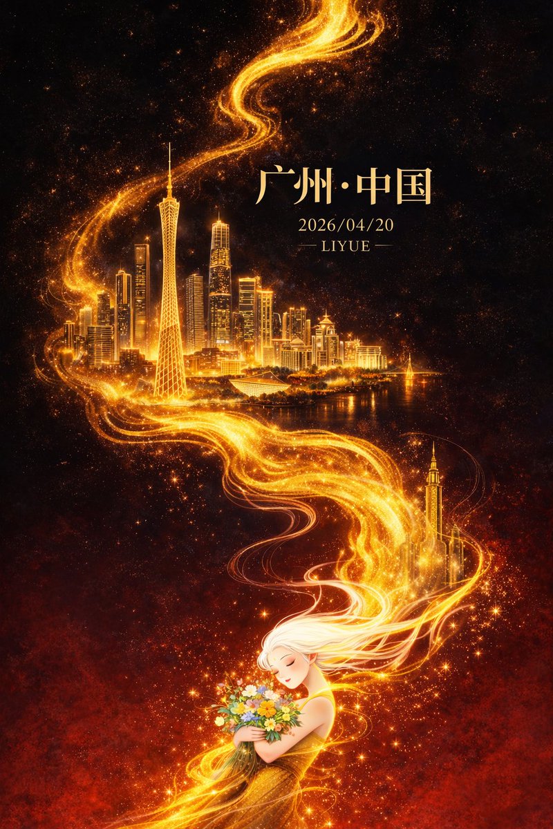 东方奇幻风格城市海报设计