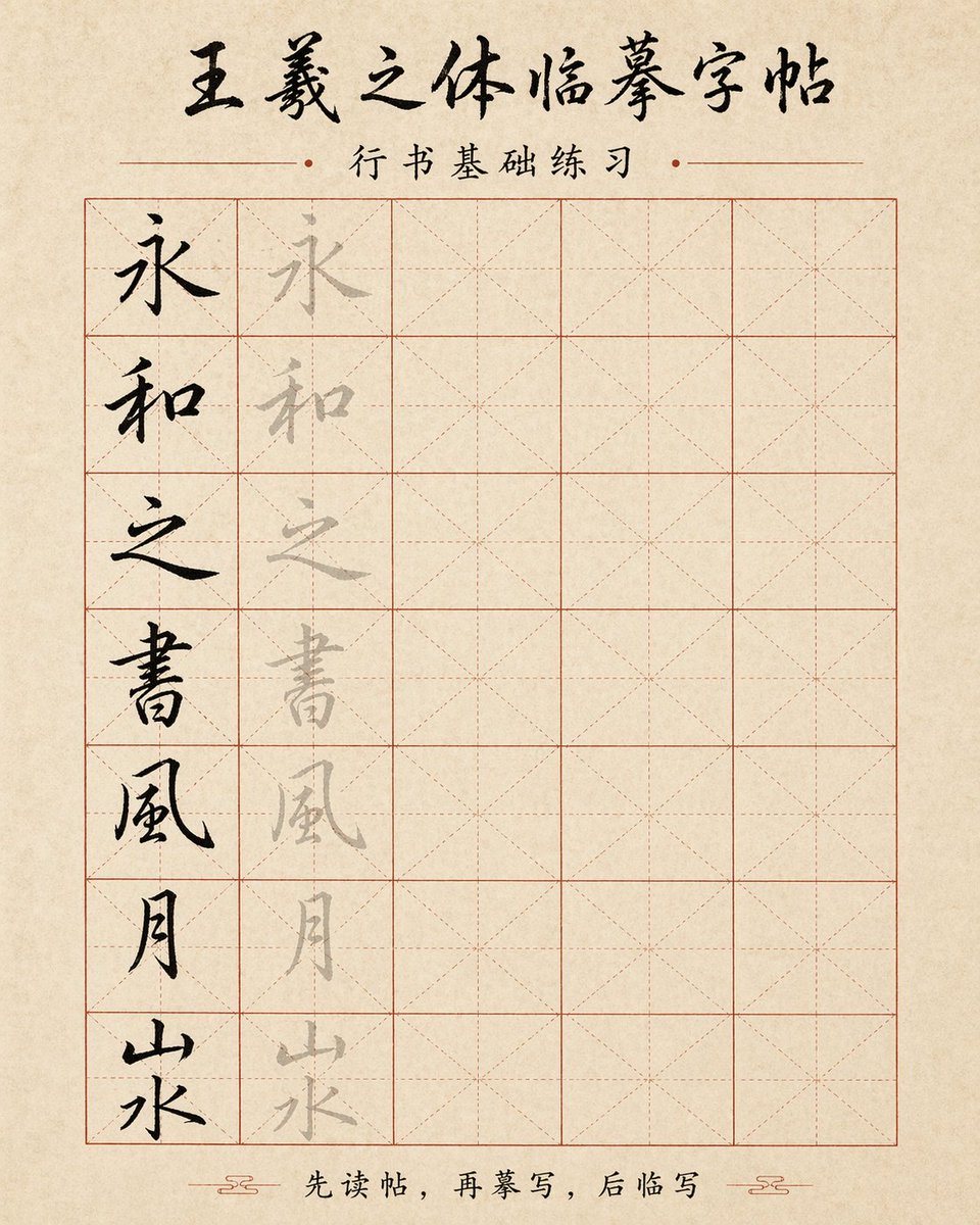 书法临摹字帖