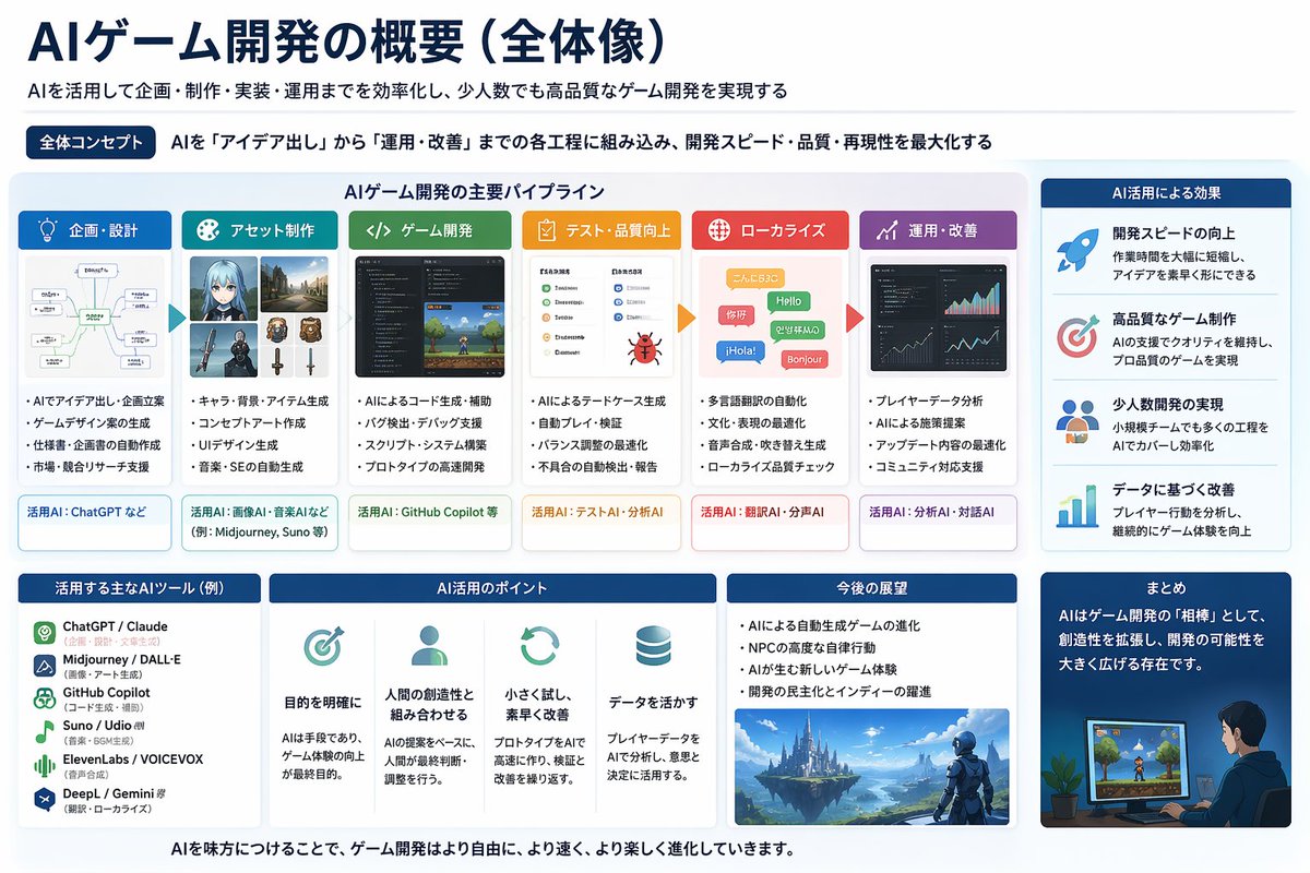 日本AI游戏开发概览幻灯片