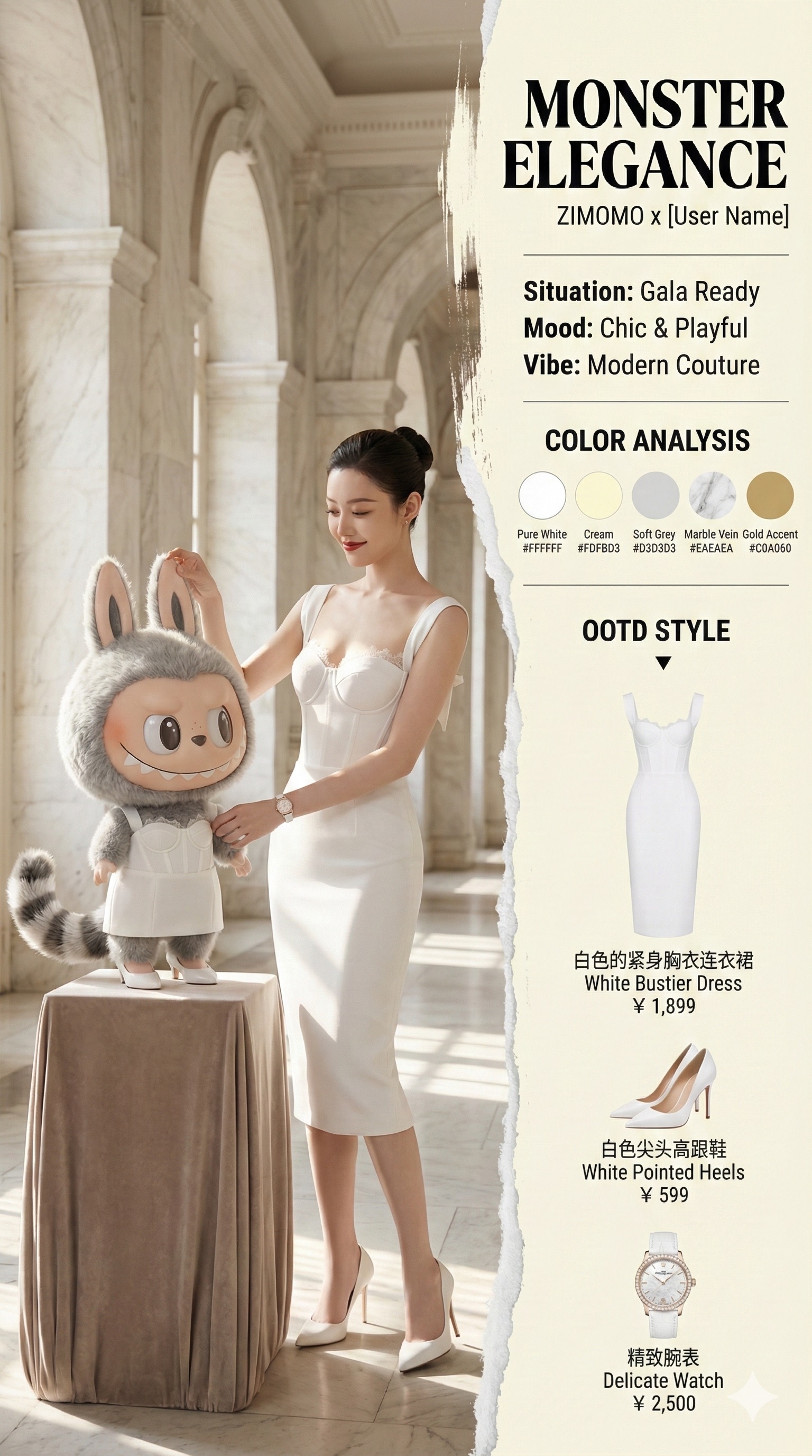 Pop Mart &ldquo;怪物家族&rdquo;&times;真人时尚编辑生成器