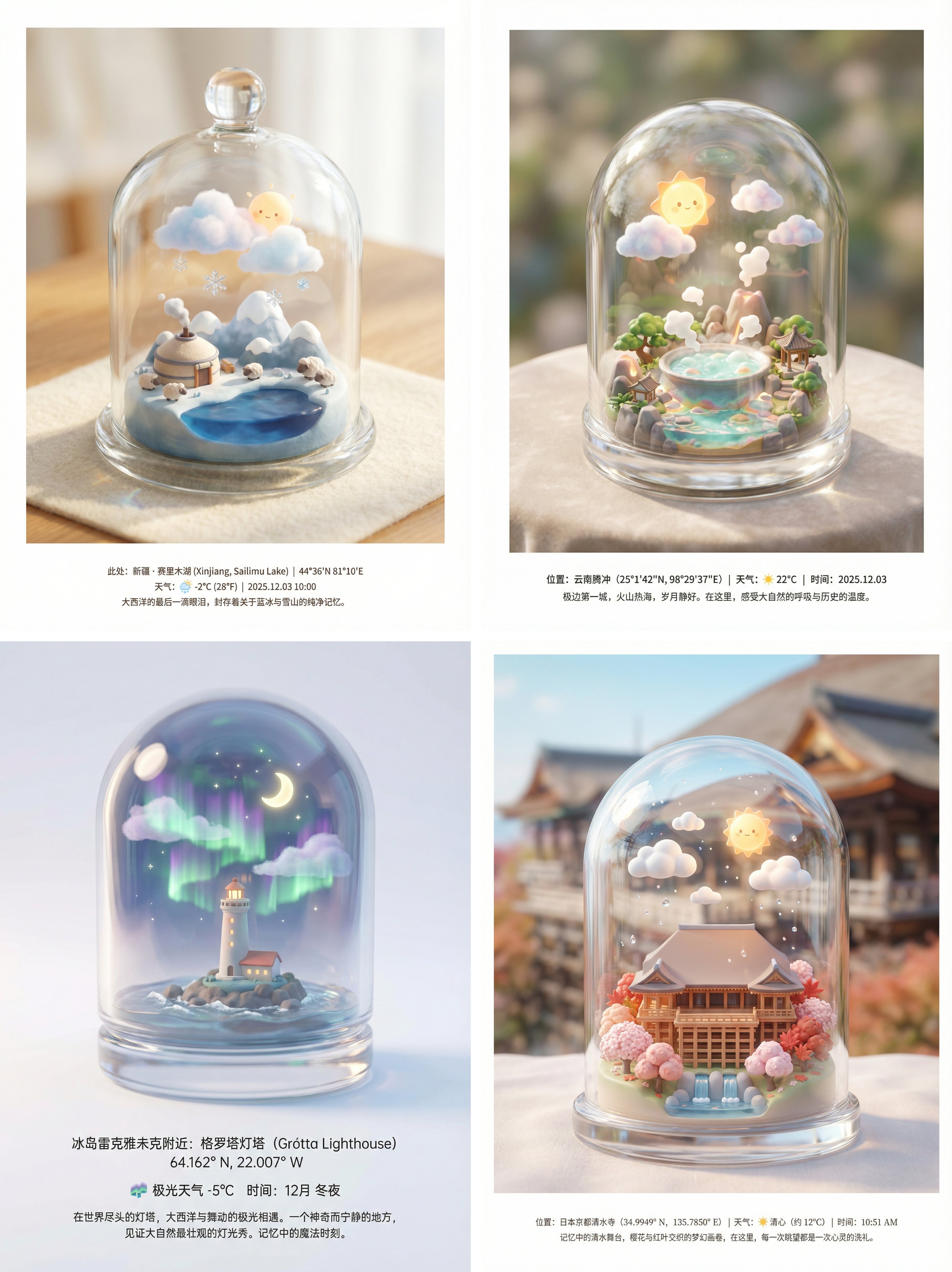 地标瓶装体验 - 独特景点微缩艺术