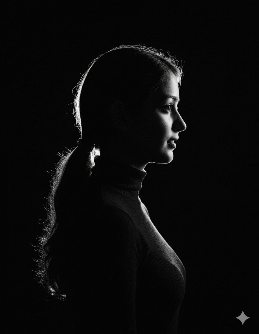 探索时间的印记：光影与轮廓的艺术