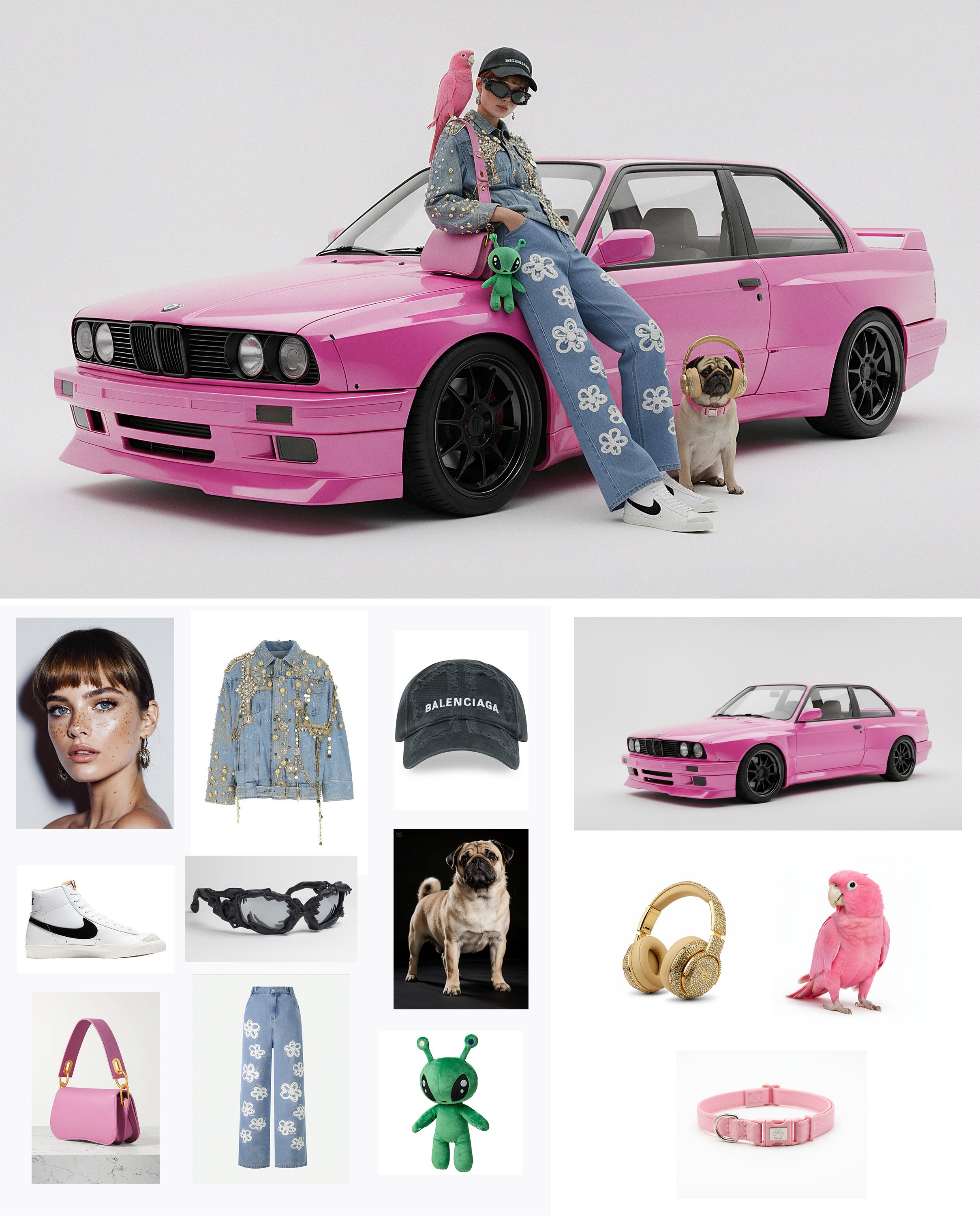 Gemini 2.5合图新纪录：13张图合成单图，玩法突破极限！