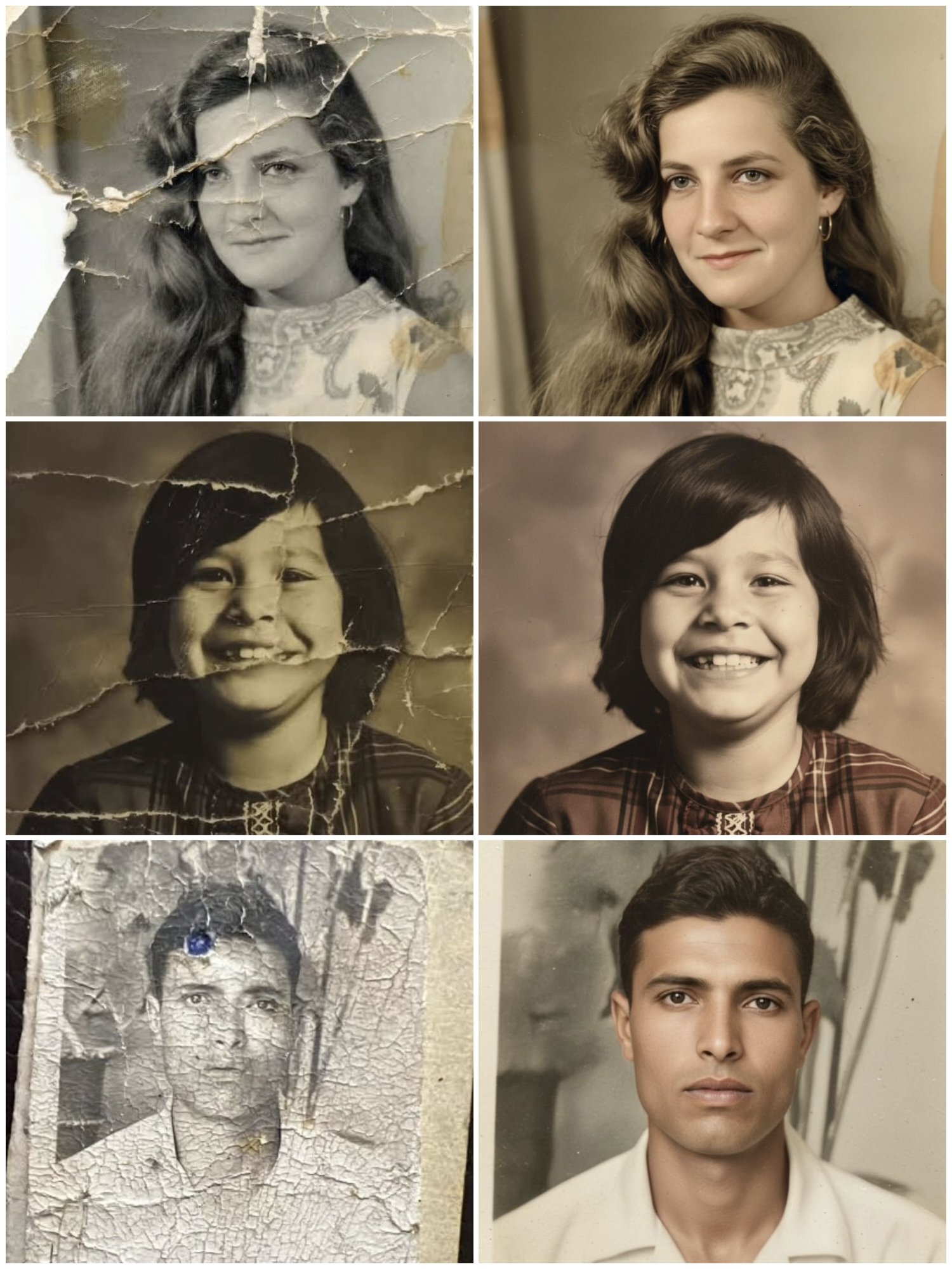 老照片修复：赋予色彩新生命