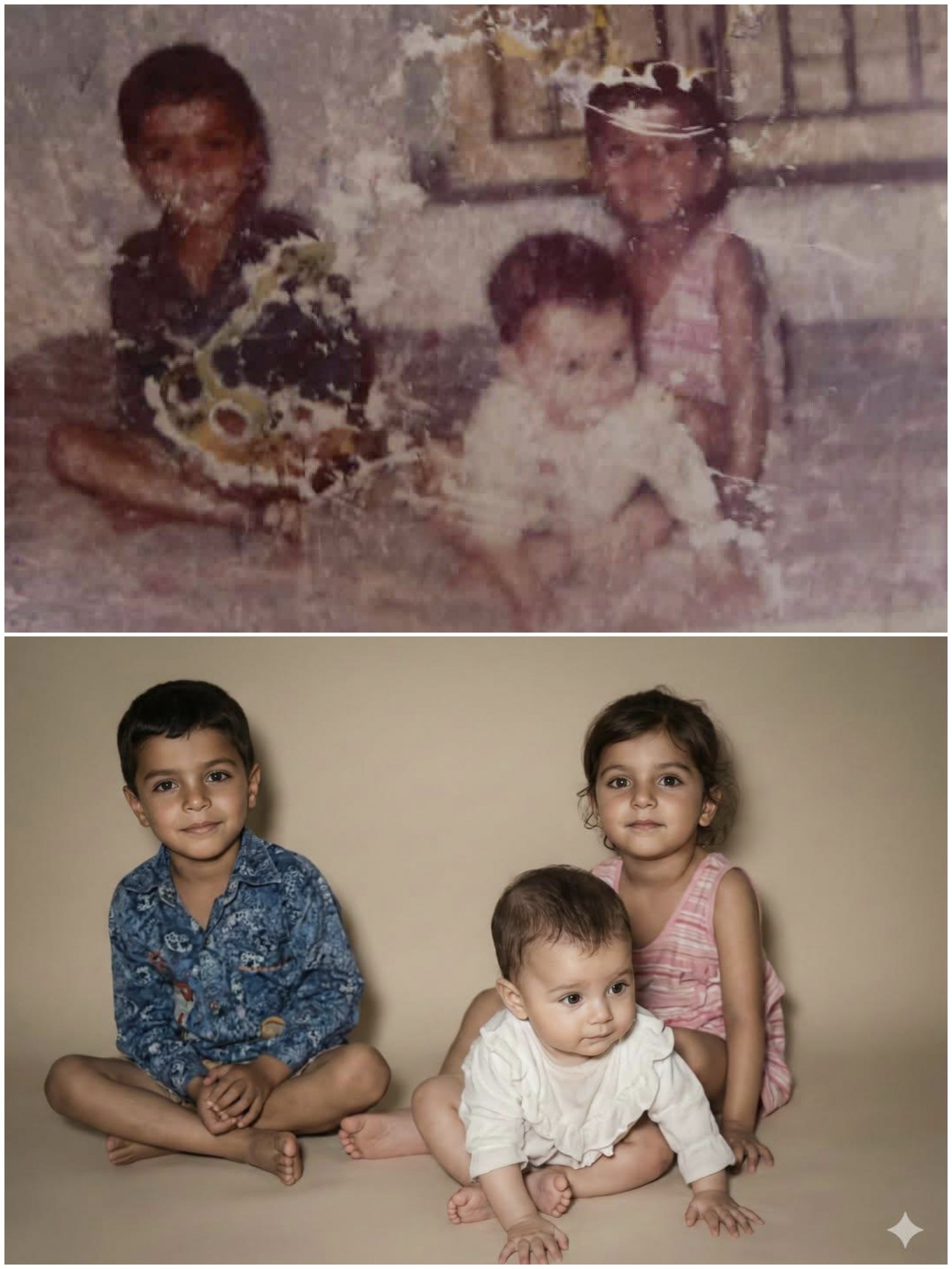 旧照片修复：鲜艳多彩 ✨