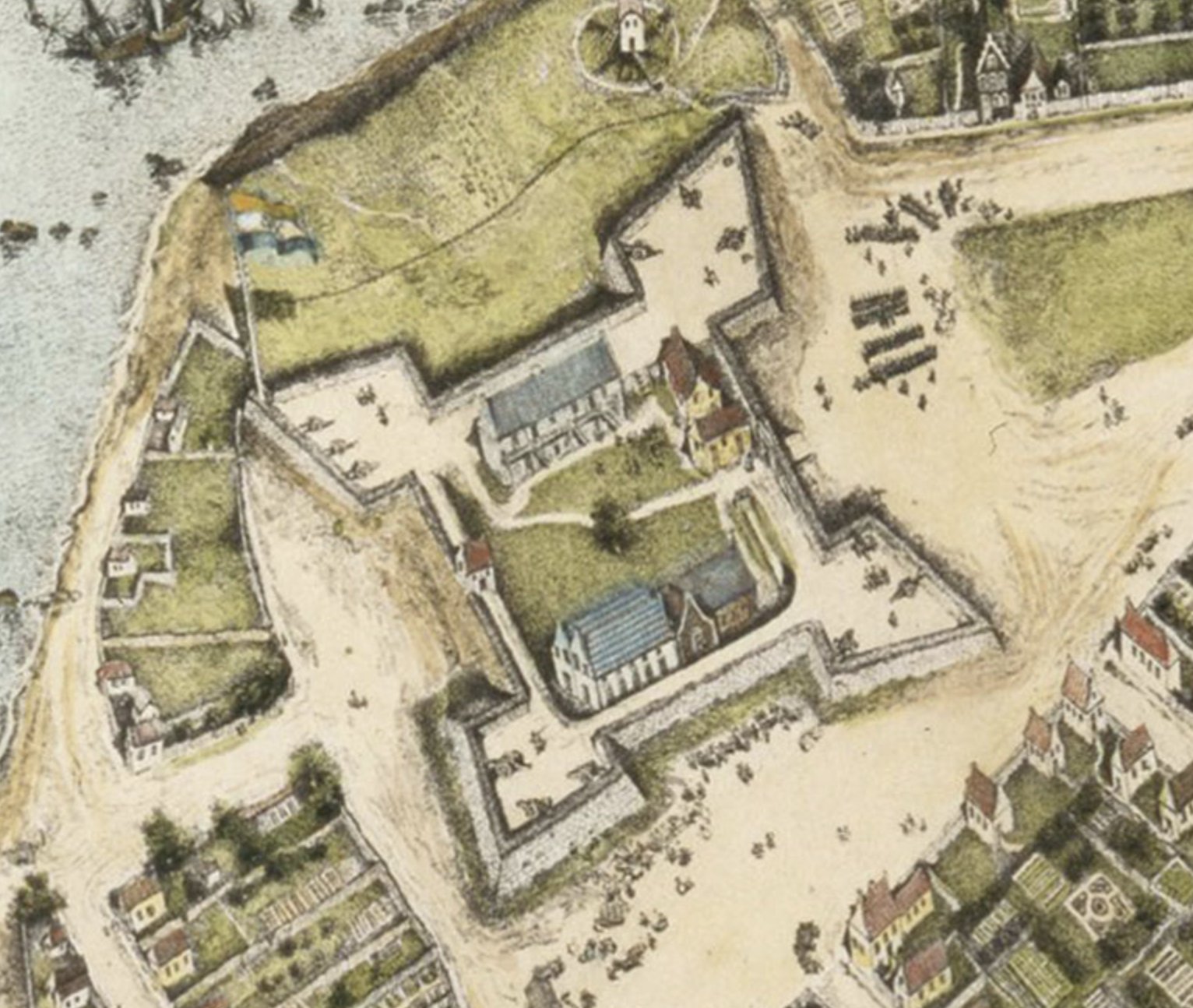 历史画作的新解读：1660年新阿姆斯特丹的彩色复现