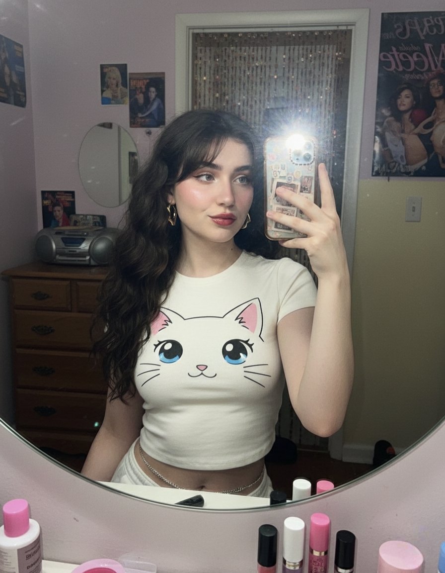 2000年代复古香蕉Gemini Nano自拍