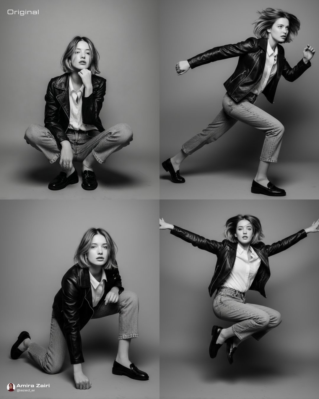 动作姿态与场景调整