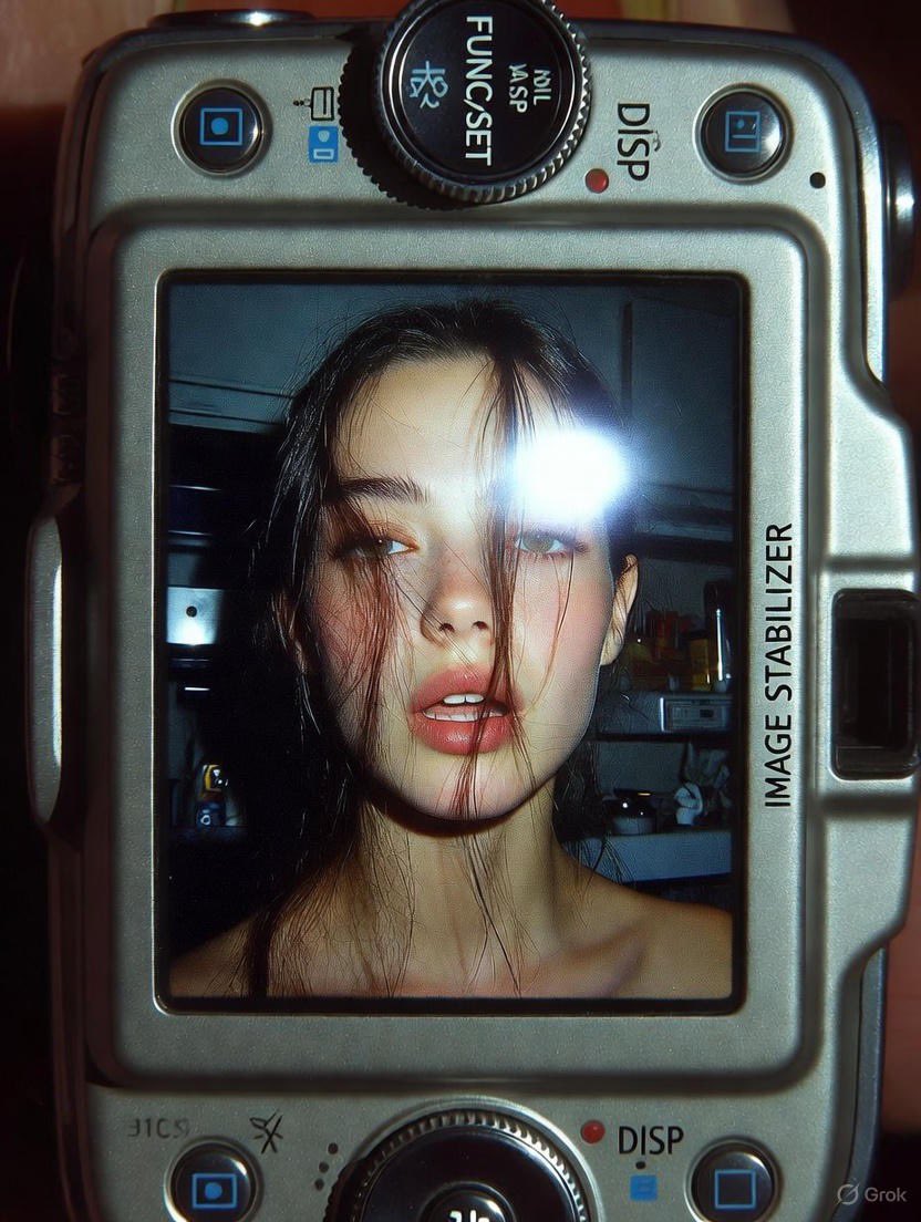 AI重构摄影：复古相机界面捕捉