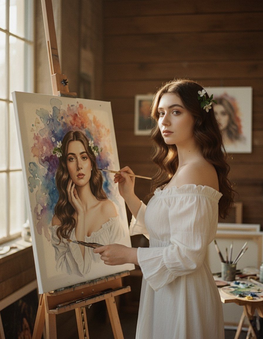 艺术家自画像摄影