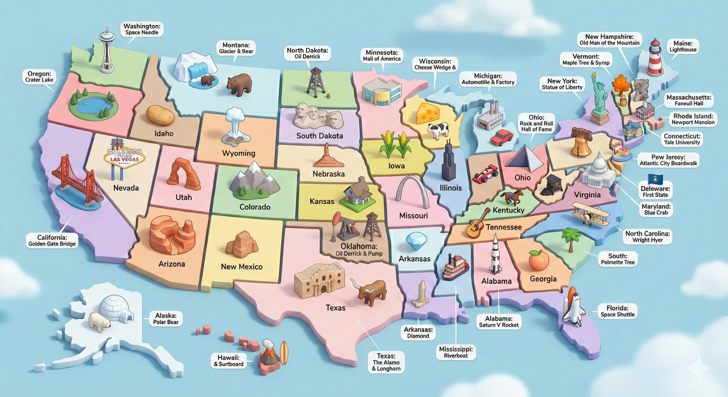 美国微型3D立体景观探索