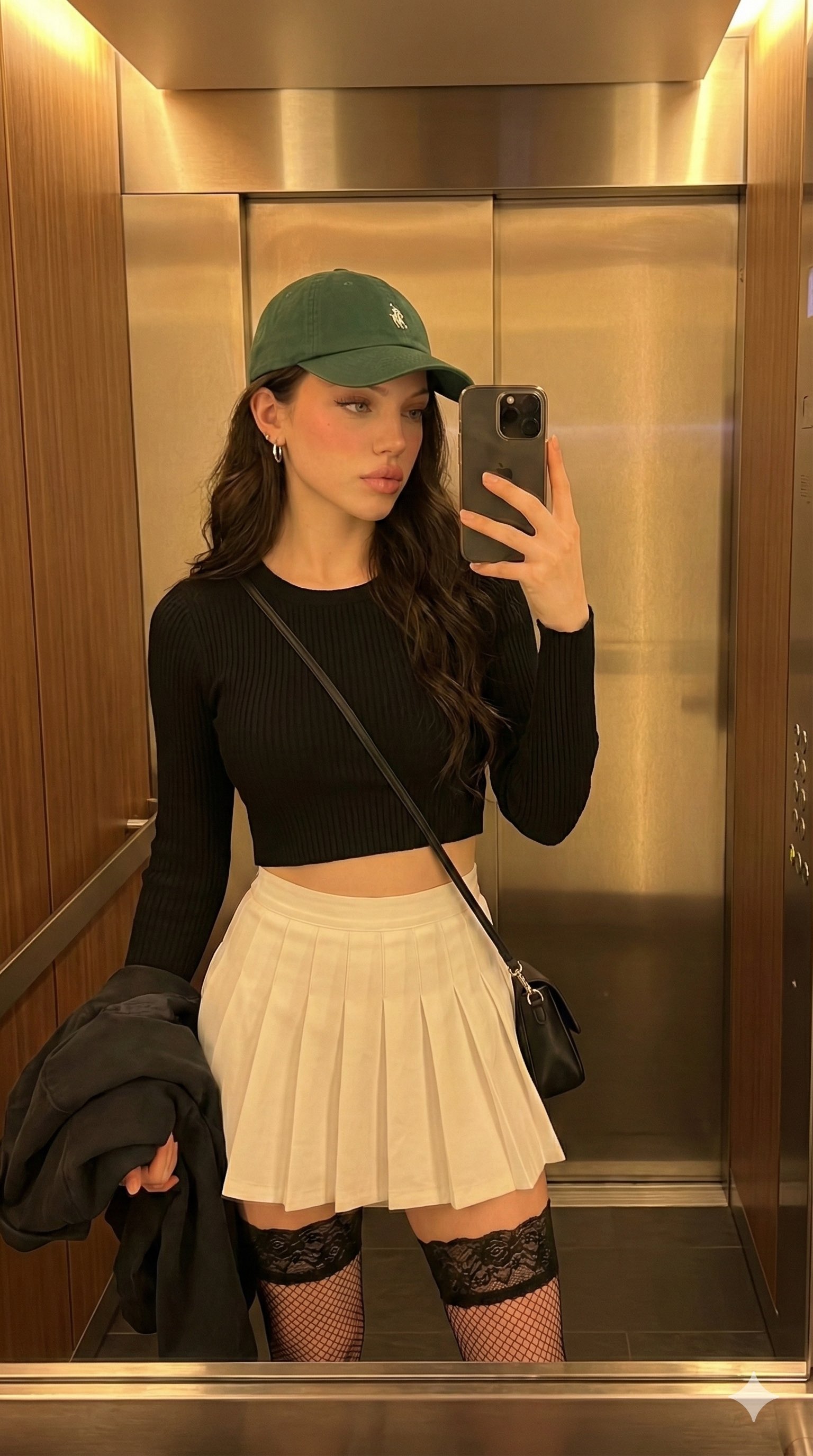 公寓电梯内温馨时刻