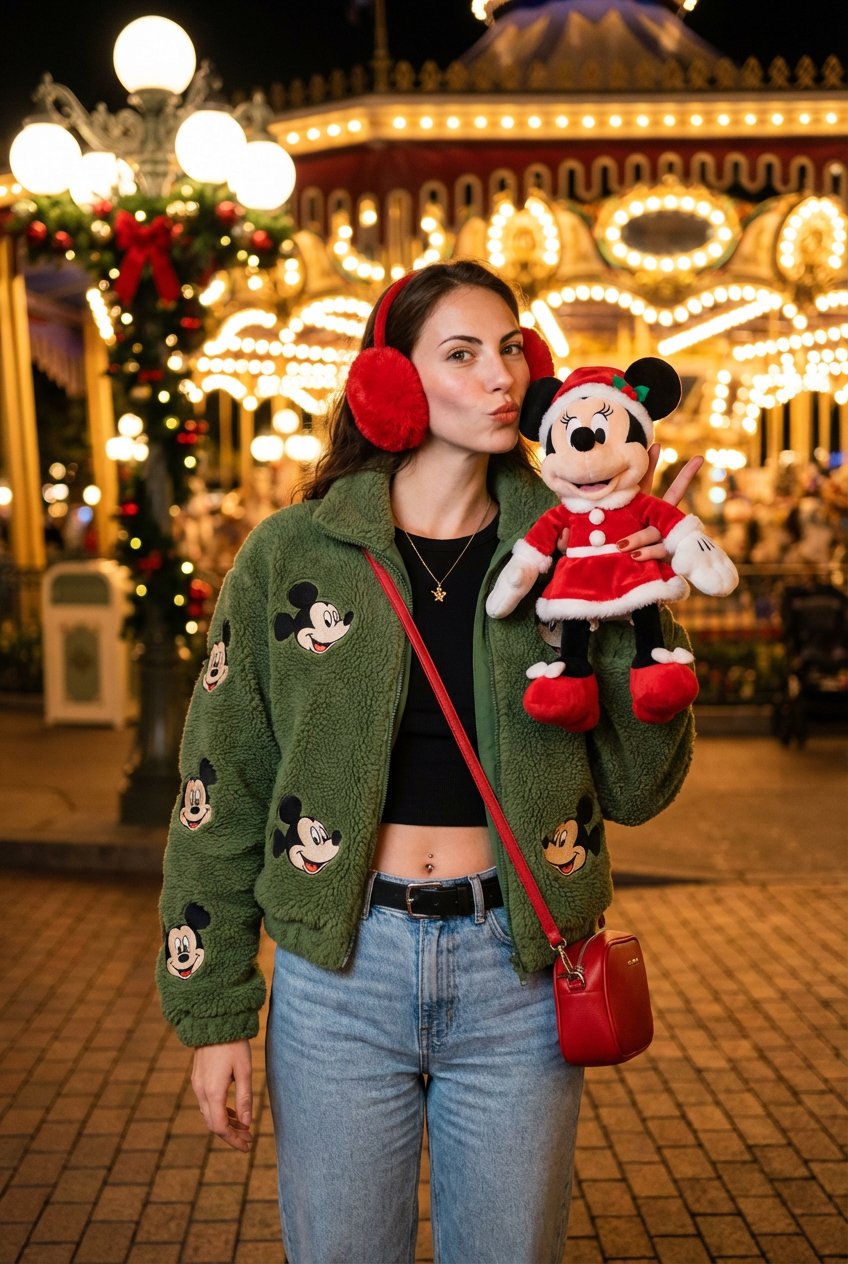 新年新气象：圣诞主题公园的节日夜景摄影