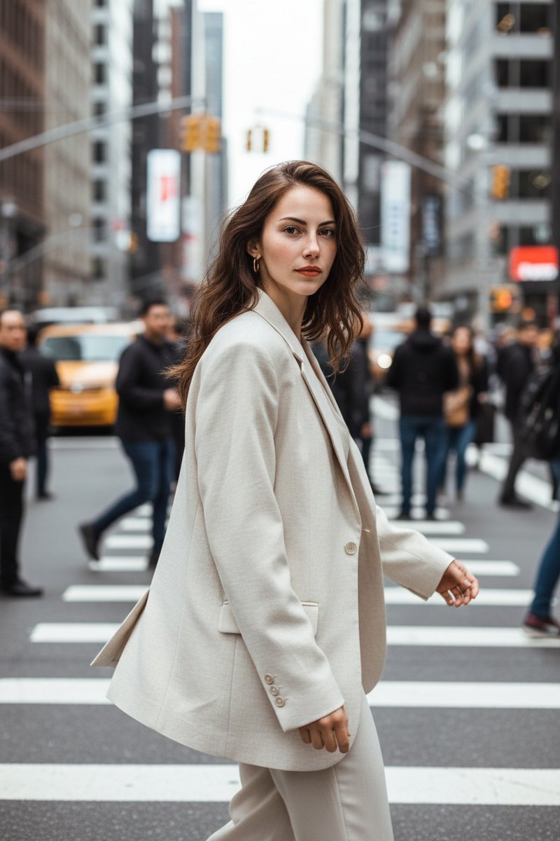 街头摄影系列 - 2：繁忙街道上的时尚女士