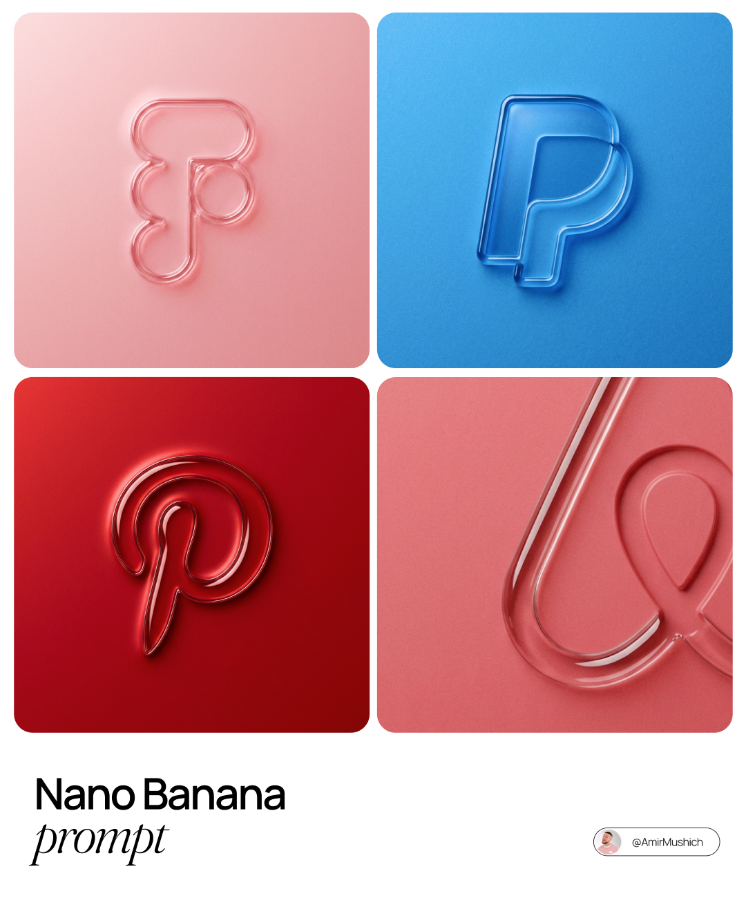 瑞士设计几何风格纳米香蕉提示