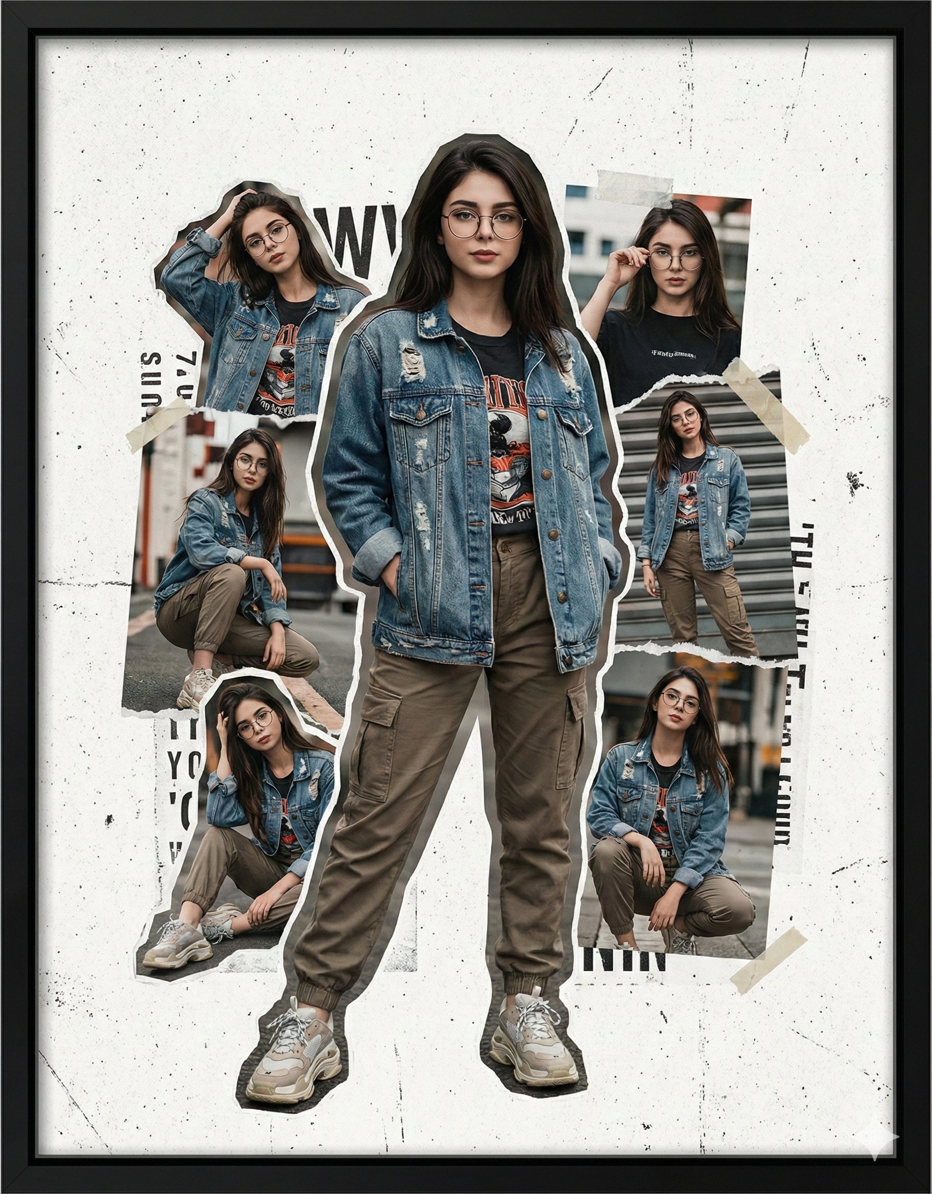 Gemini Ai Nano Banana 3 Pro - 64K艺术拼贴海报