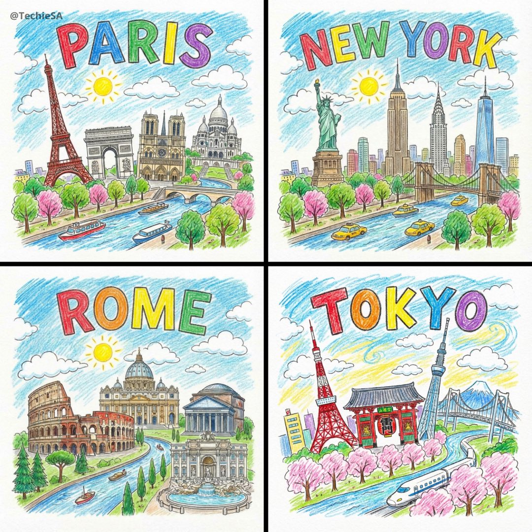 NANO BANANA PRO的儿童绘城