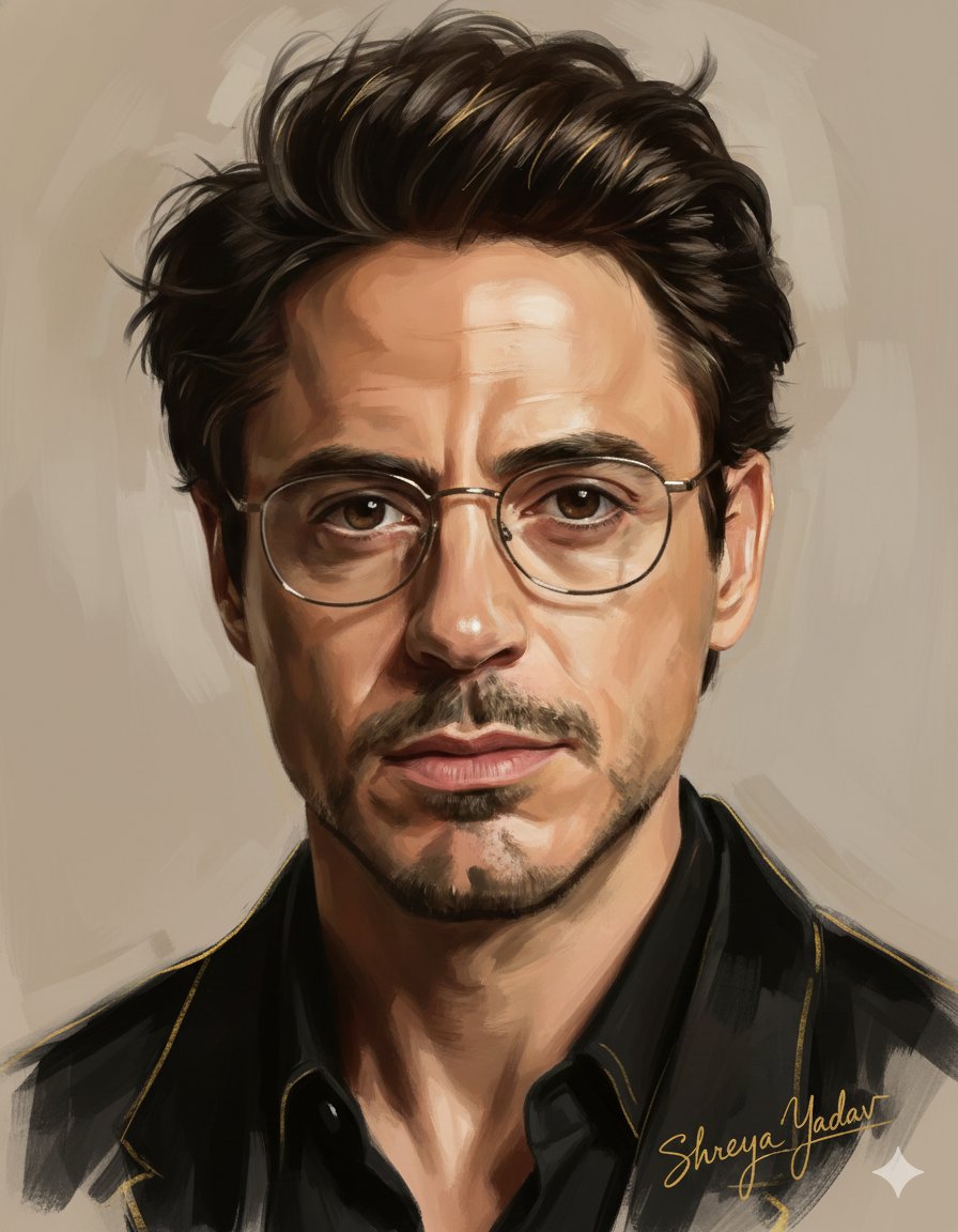 油画人像创作：Google Gemini AI纳米香蕉3 Pro