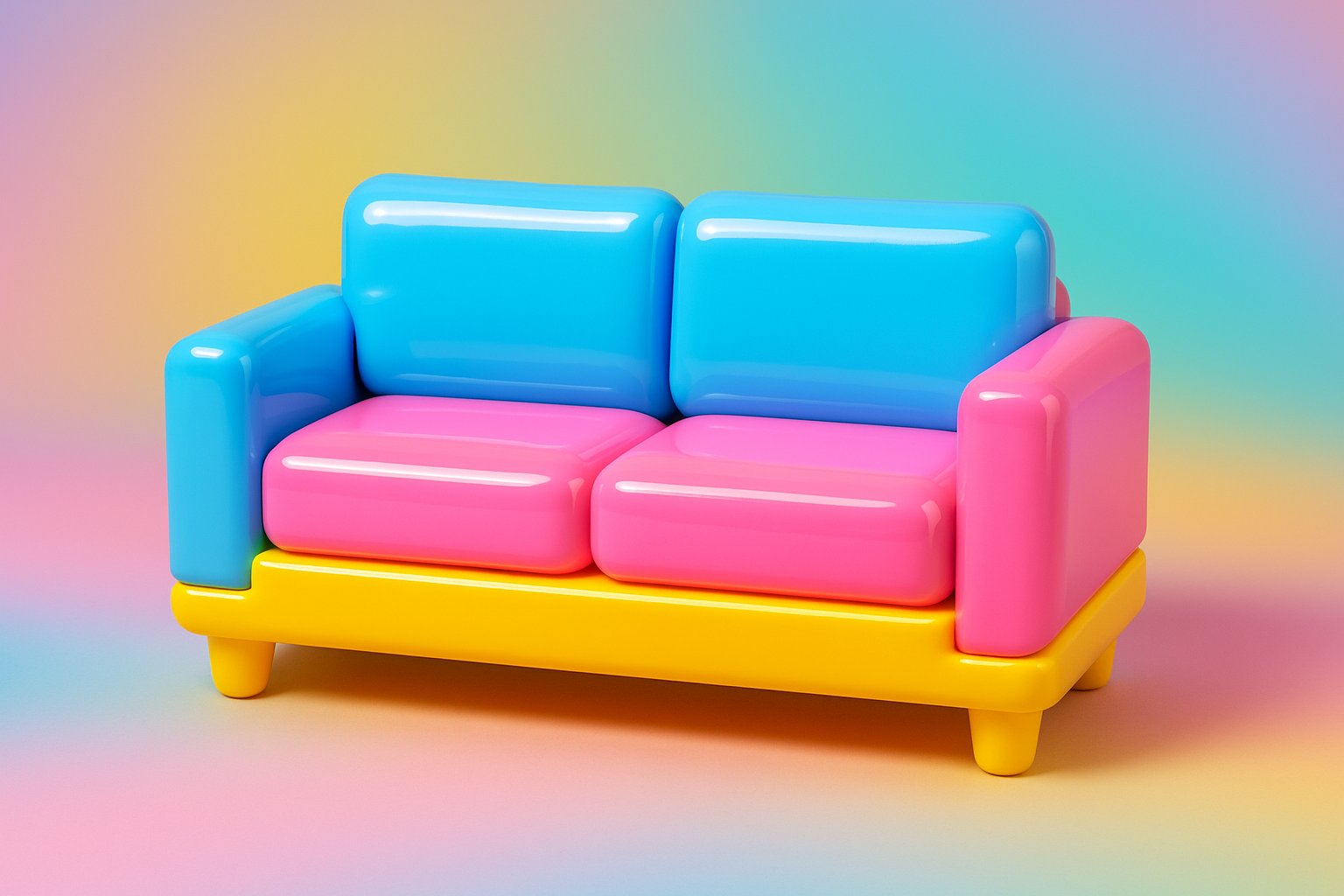 重塑纹理：将任何事物变成光泽塑料玩具