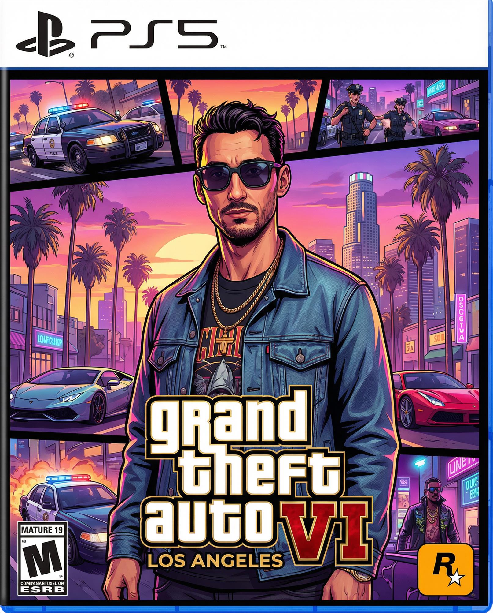 等待GTA VI之际，为何不自己设计一张游戏封面？