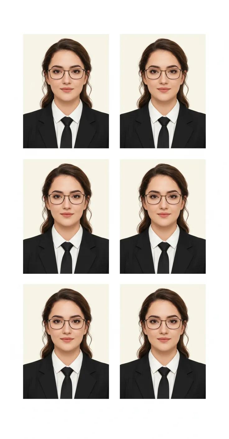 自制护照尺寸照片