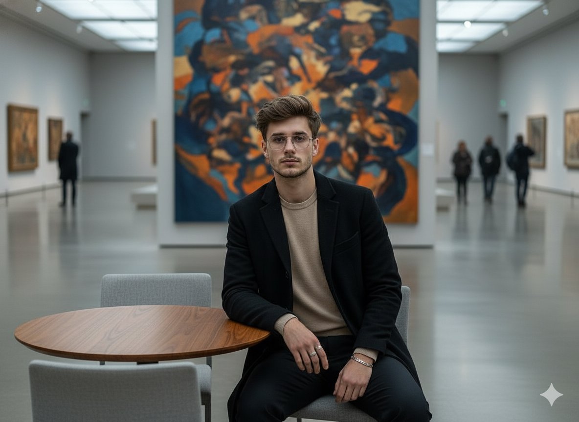 现代美术馆中的优雅静谧