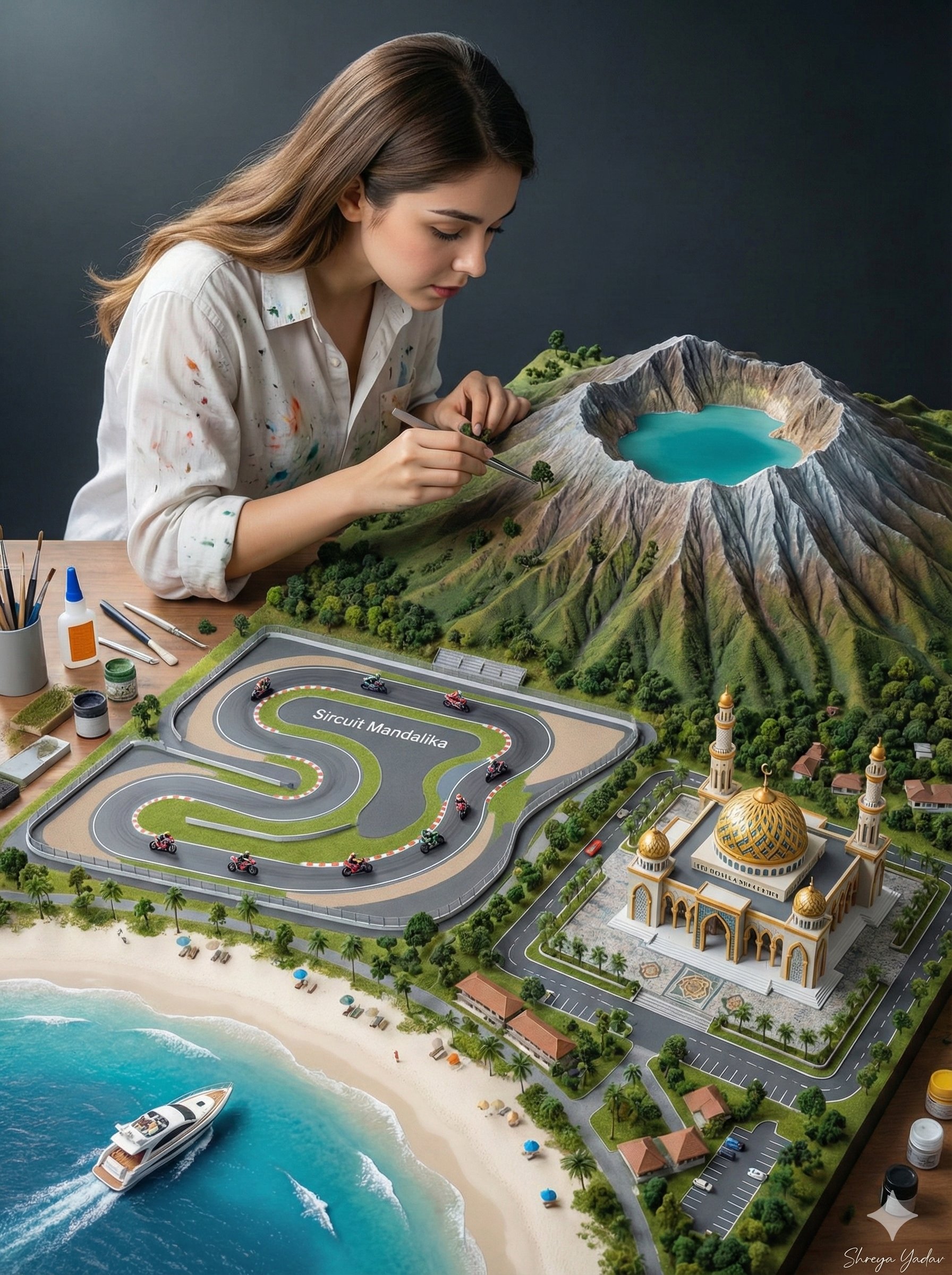 洛坤岛微缩艺术：超写实全景摄影