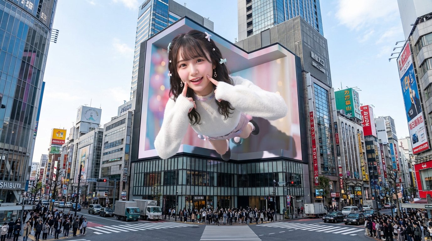 Nano Banana Pro：轻松实现巨大3D数字广告牌