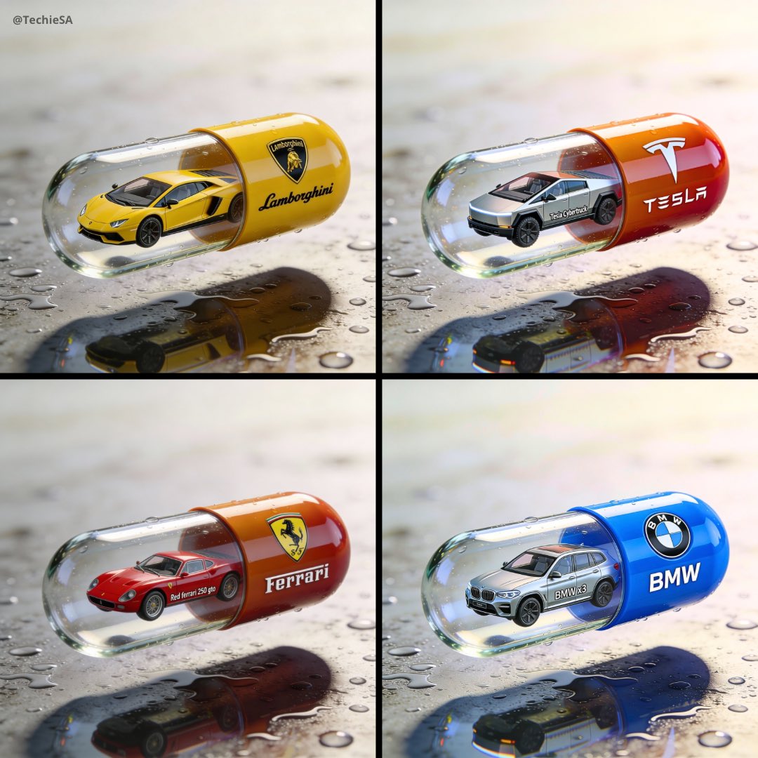 Seedream汽车胶囊创意海报