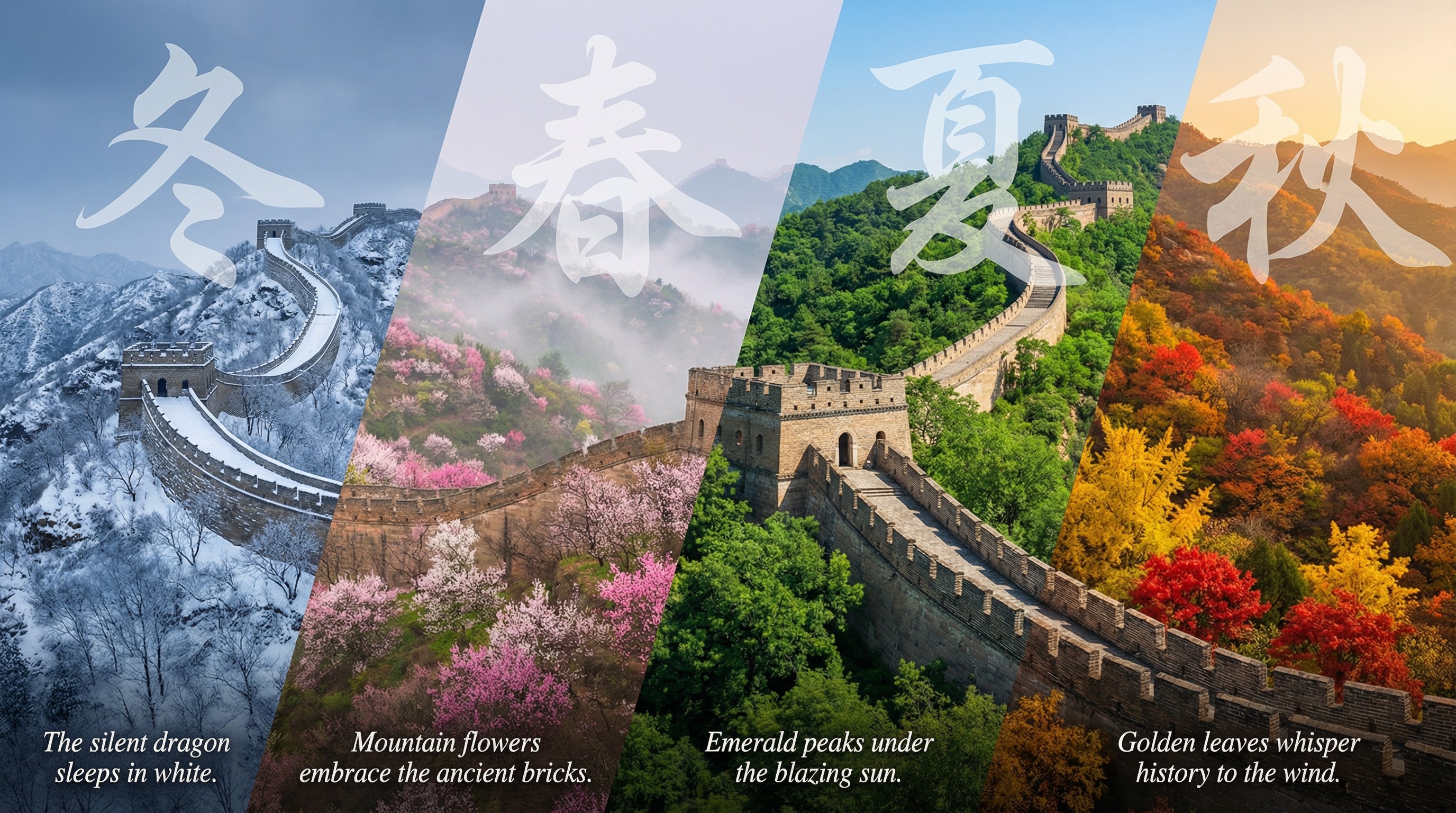 文旅宣传创意：四季变化提示词模型