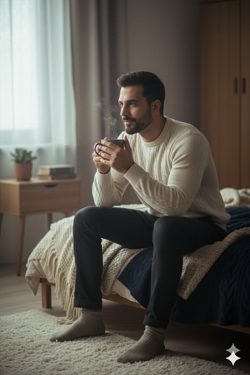 冬日早晨的温馨时光