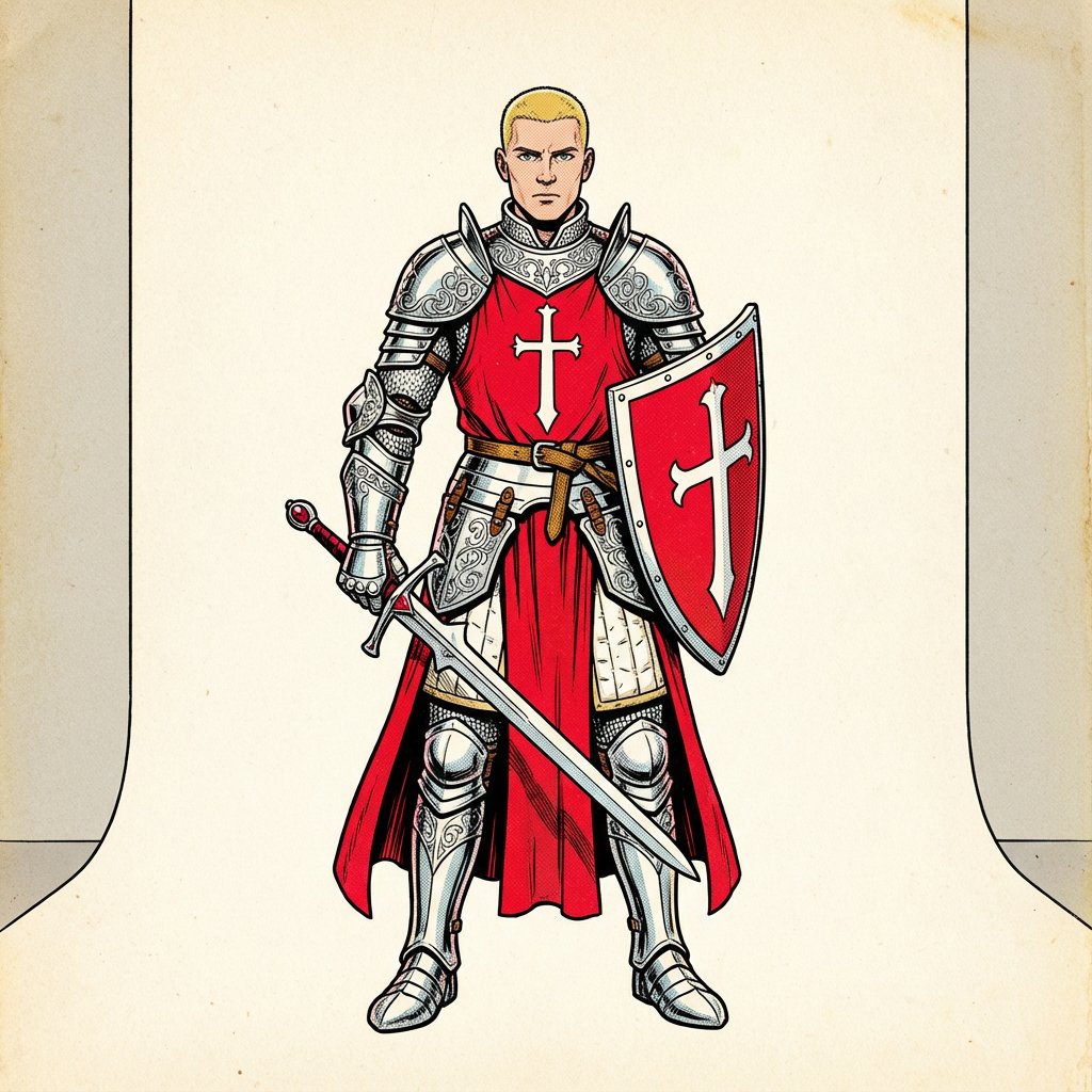 1980年代色彩RPG手册插画