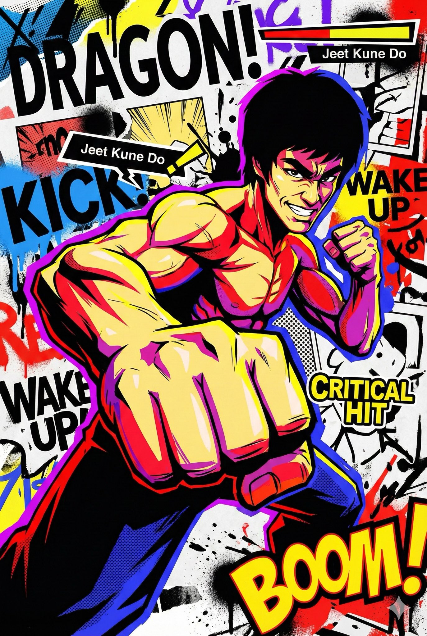 中二角色专属波普动漫舞台海报生成指南