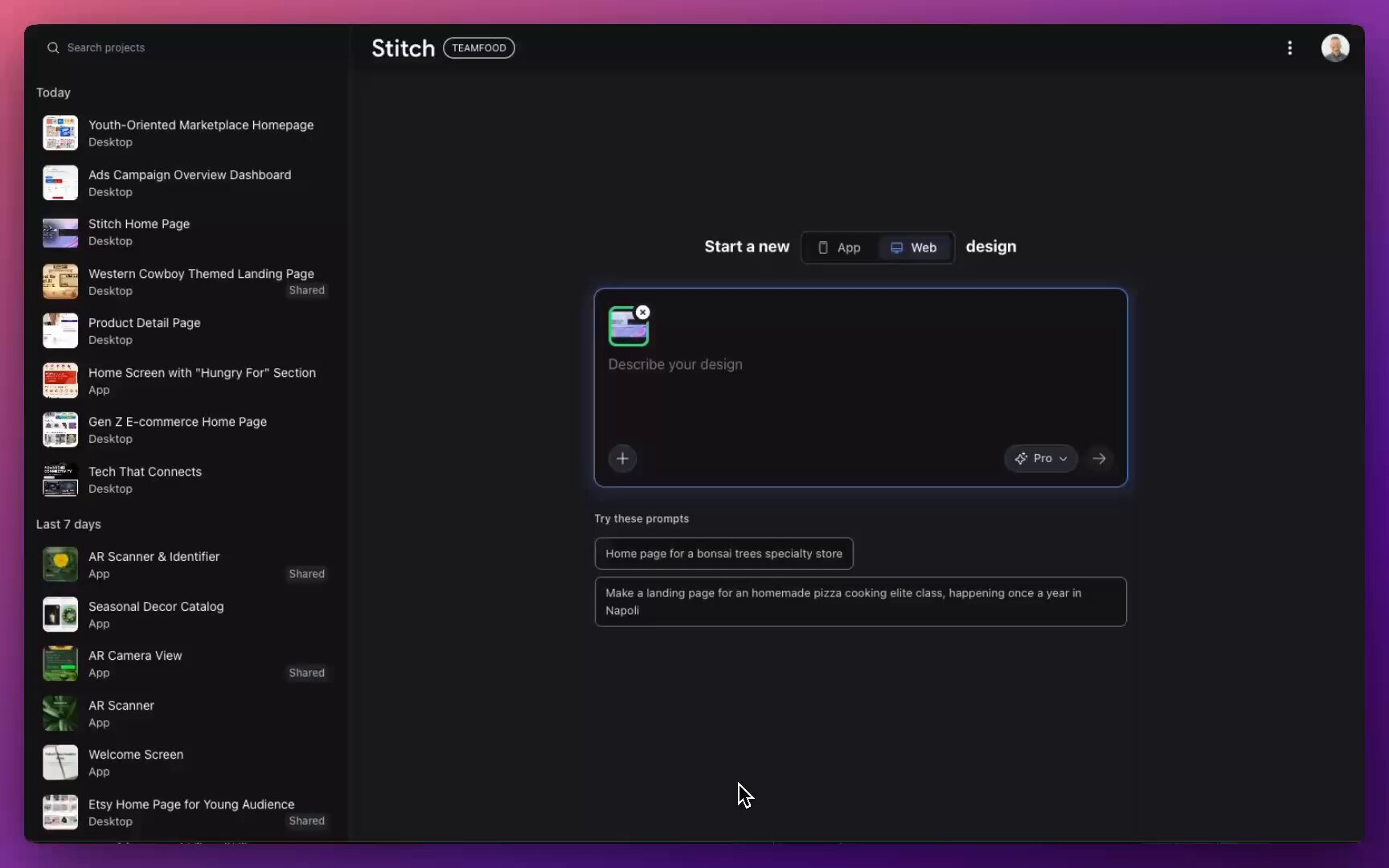 介绍Stitch的全新设计代理：Nano Banana Pro