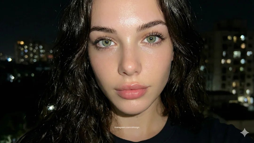 纳米香蕉专业提示：真实面部夜景