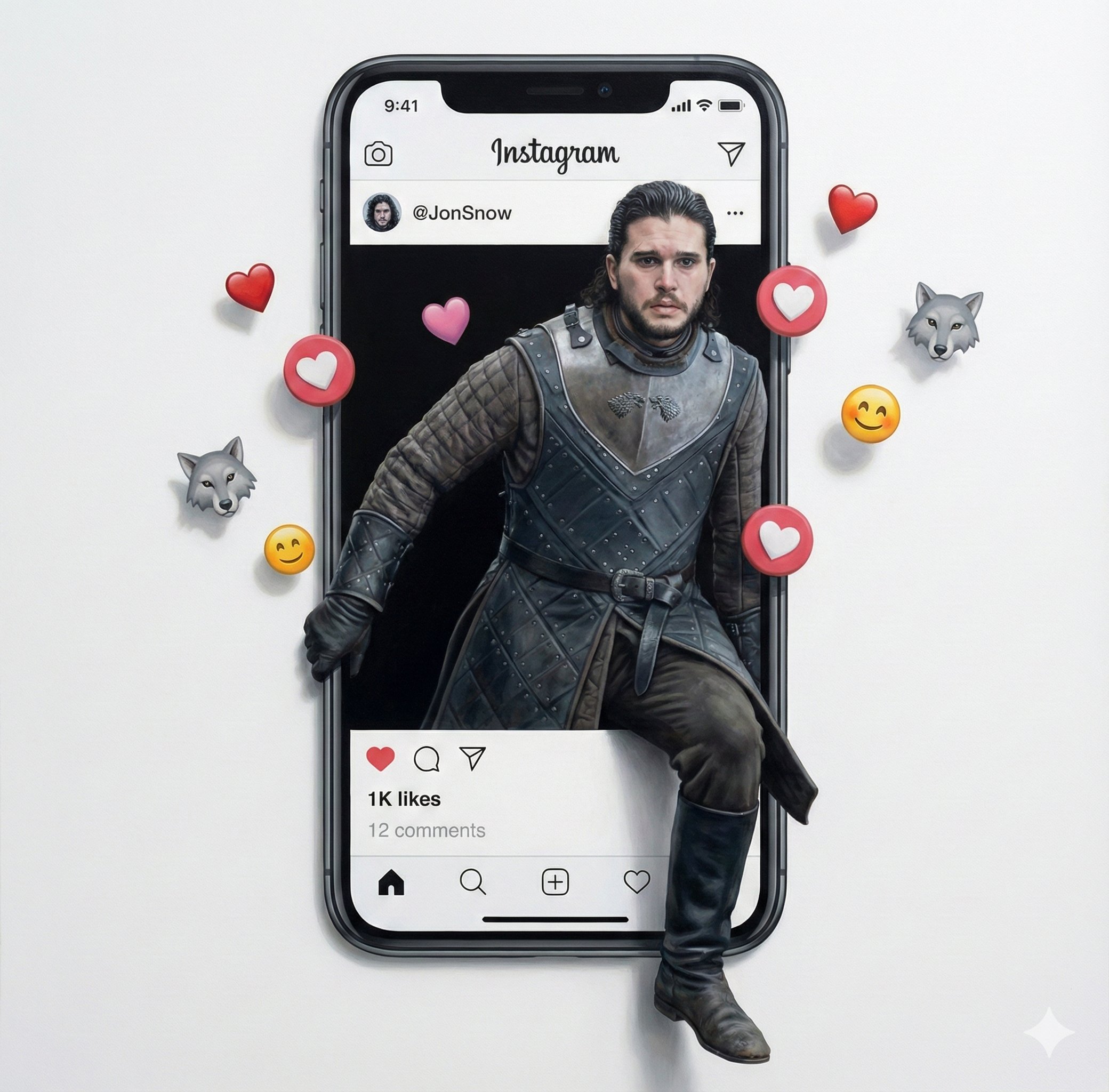 Nano Banana Pro中的 Trompe l'oeil 互动艺术体验