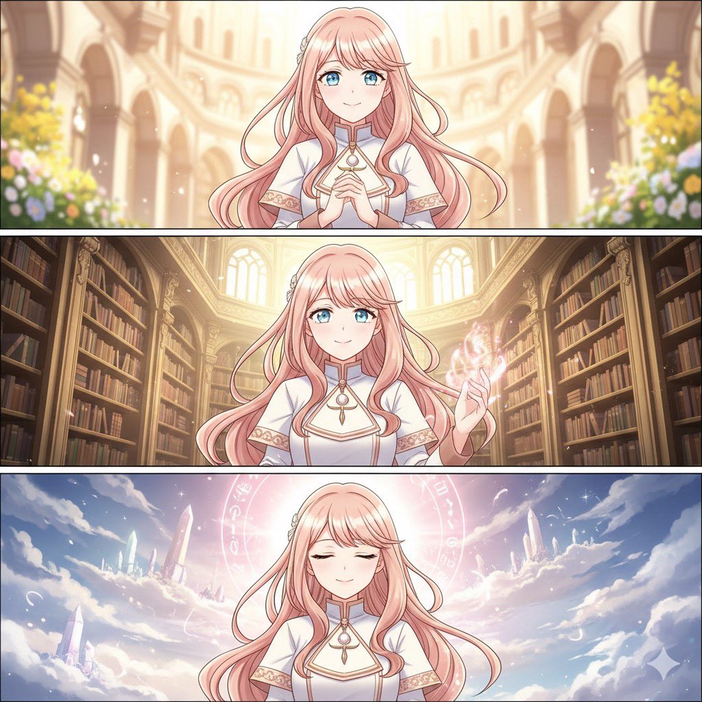 洛罗娜风格女孩角色固定模板（Nano Banana Pro / Gemini用）