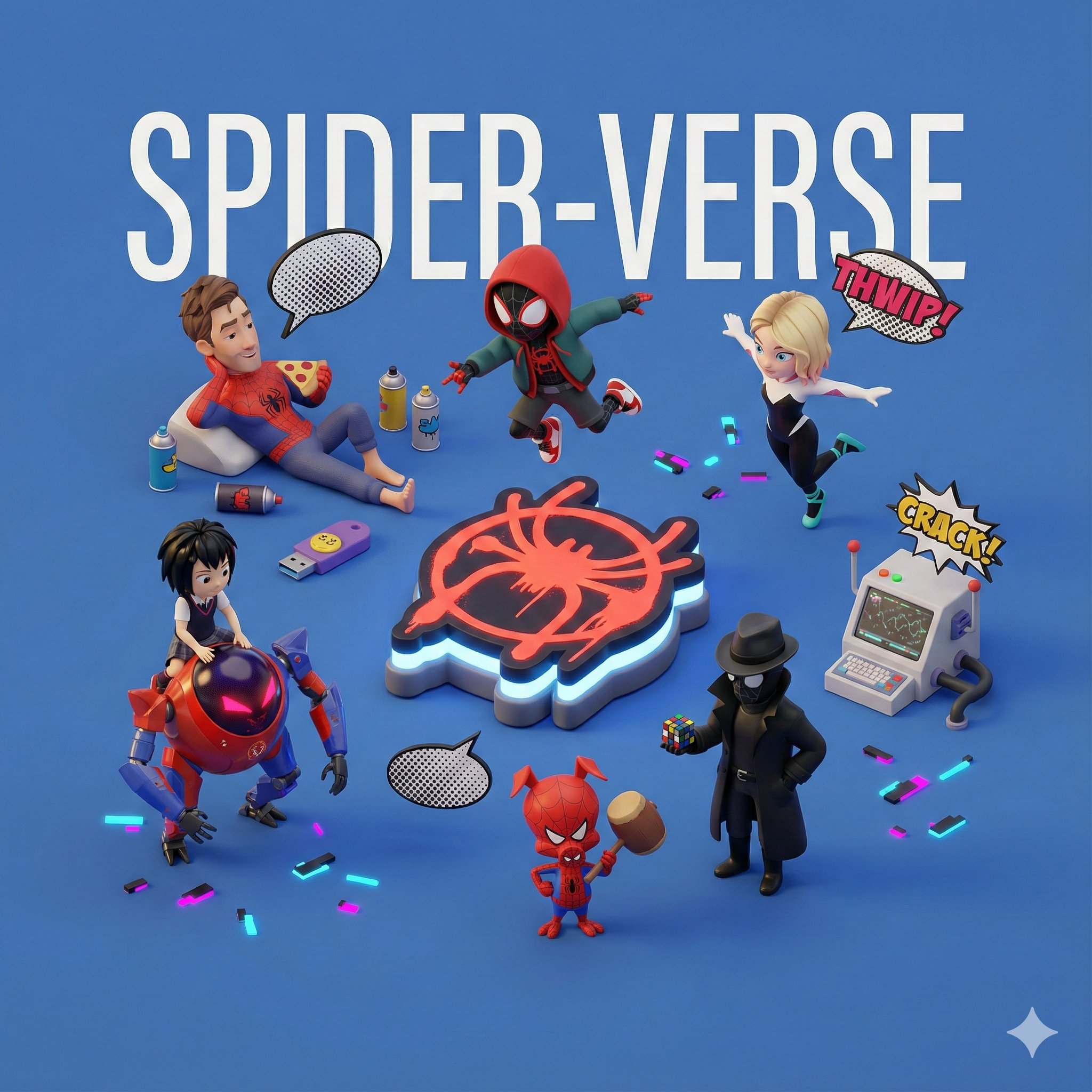 动画电影3D微型模型