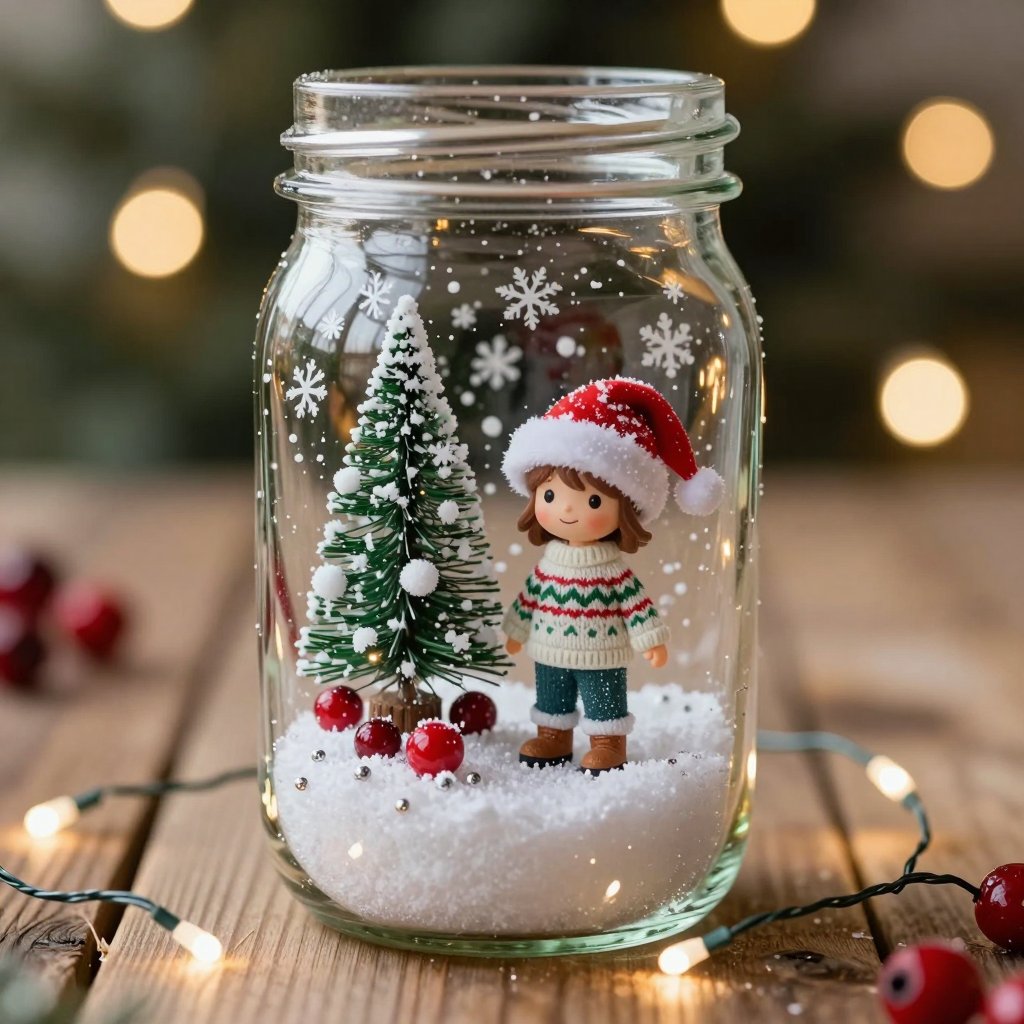 超逼真圣诞玻璃球照片