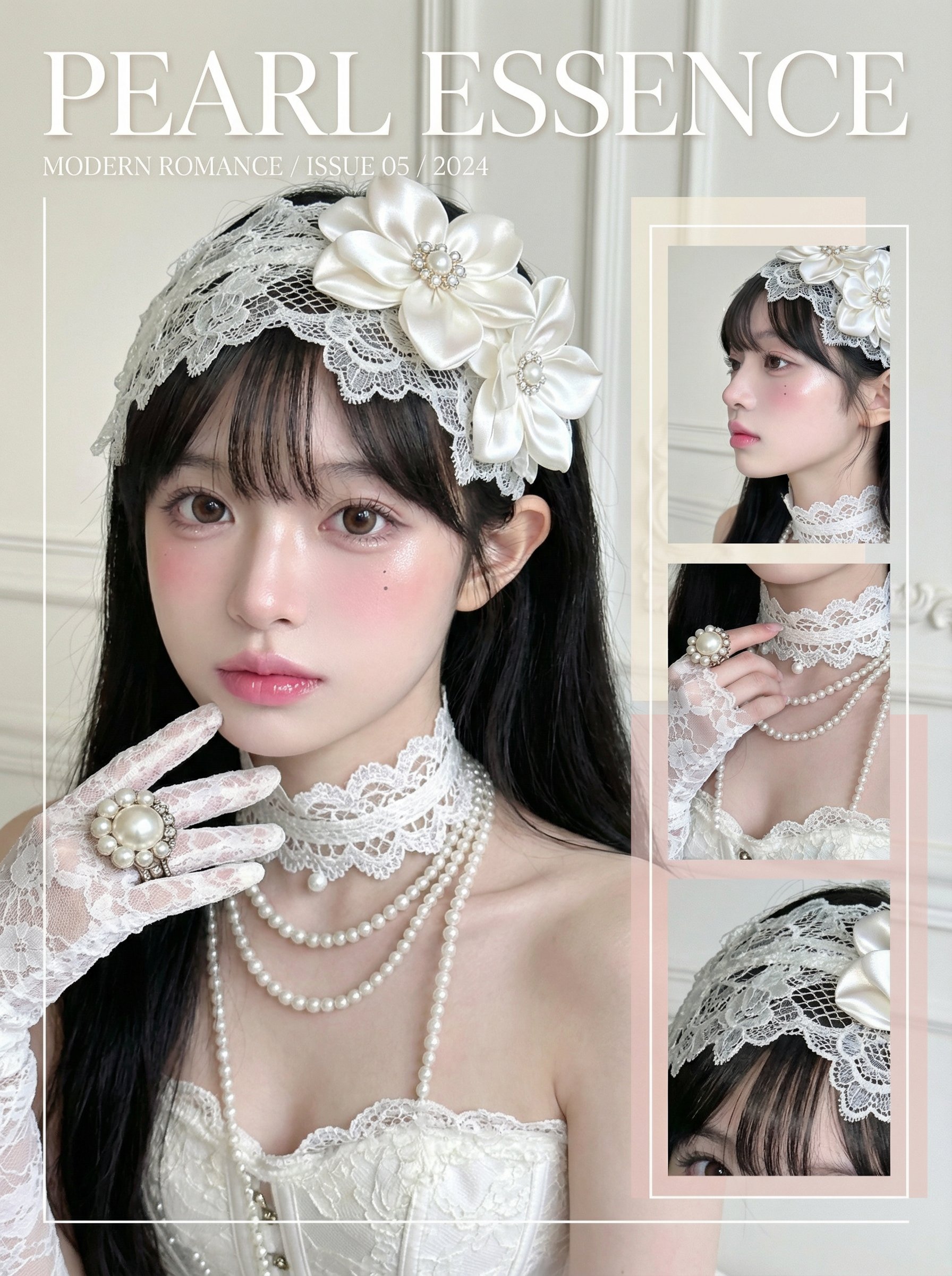 时尚人像拼贴封面创作