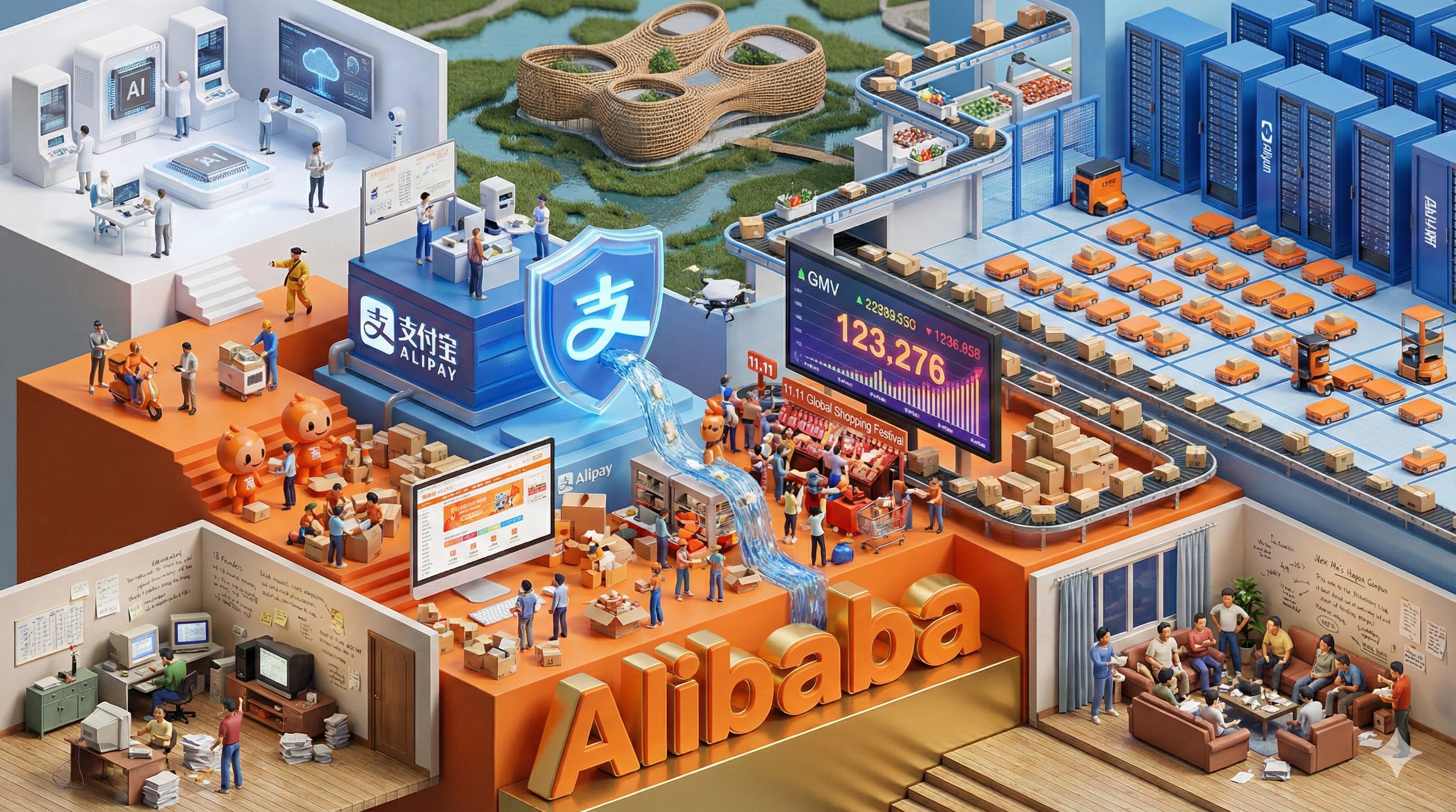 企业演变建筑师：[公司名称]技术及产品历史可视化