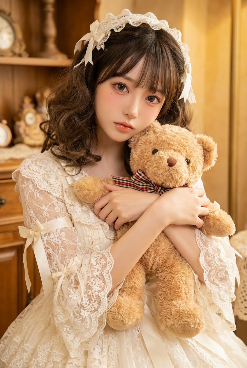 人偶感复古洛丽塔风格