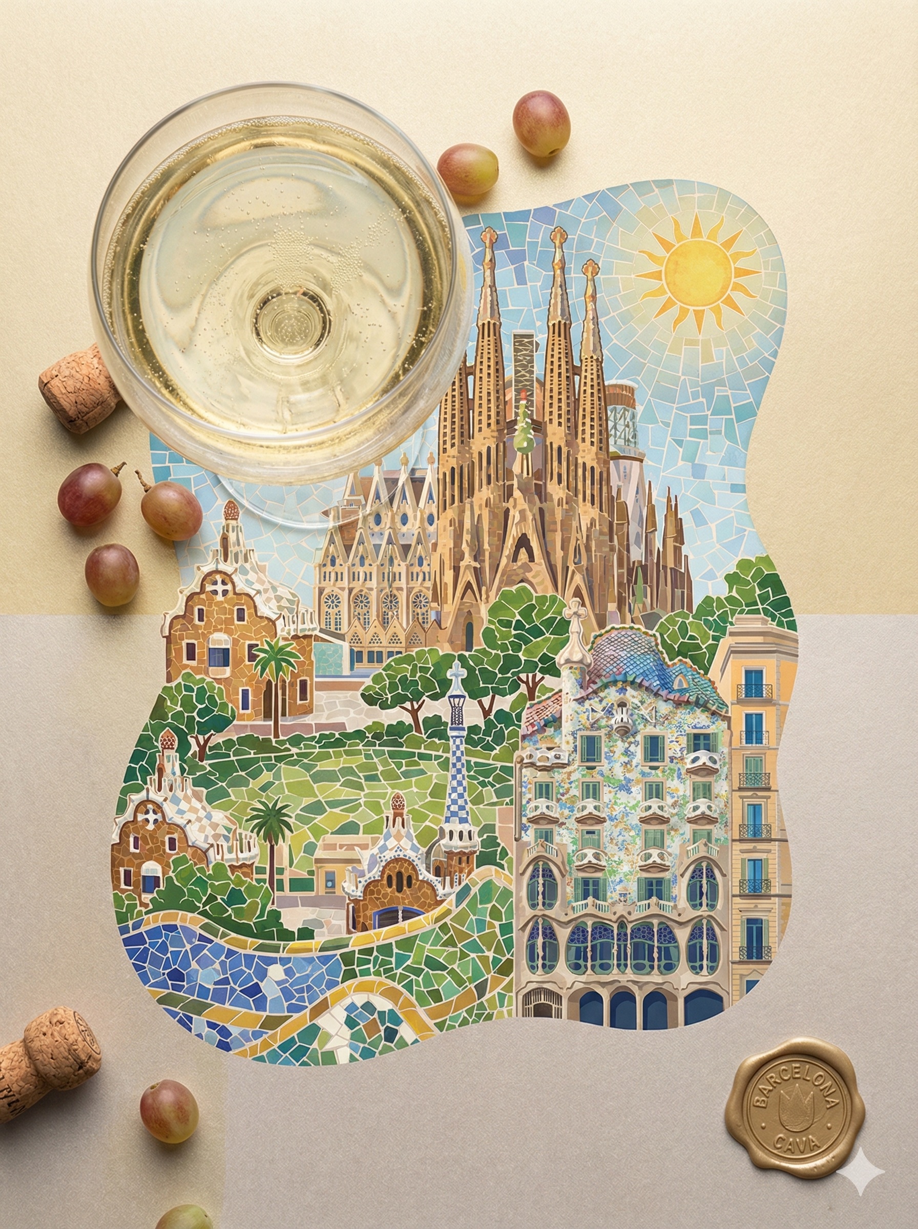 边走边喝边欣赏：绘画、城市与饮品