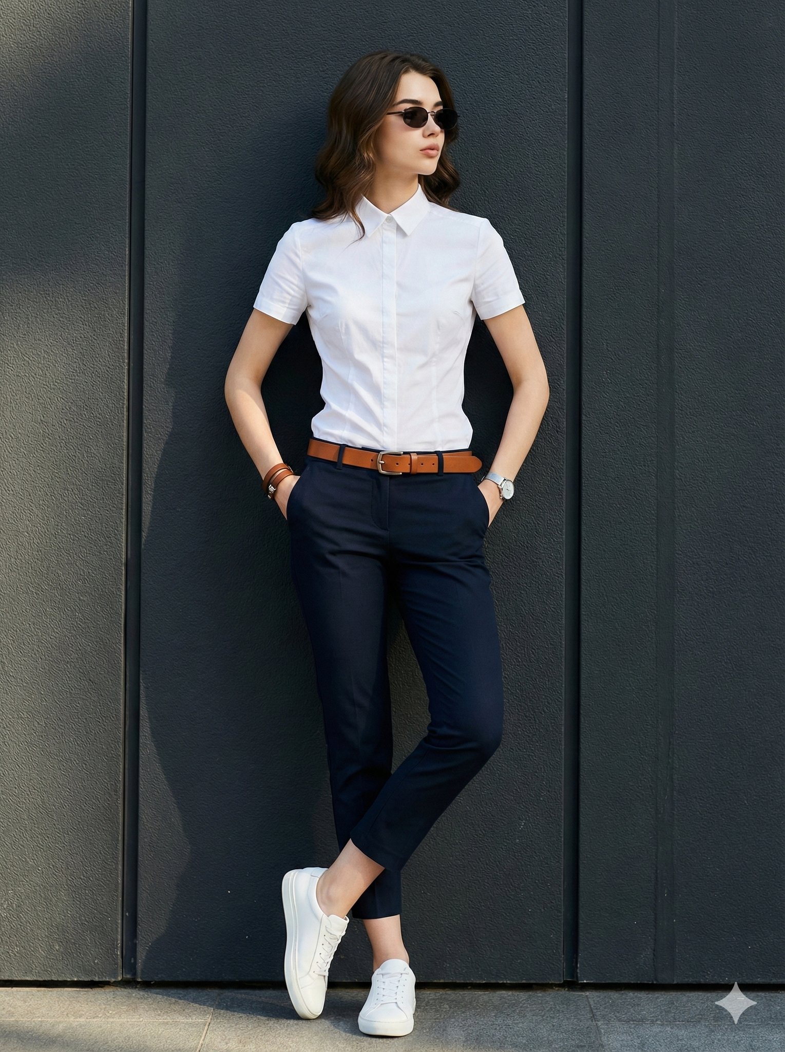 青春女性金色时刻肖像