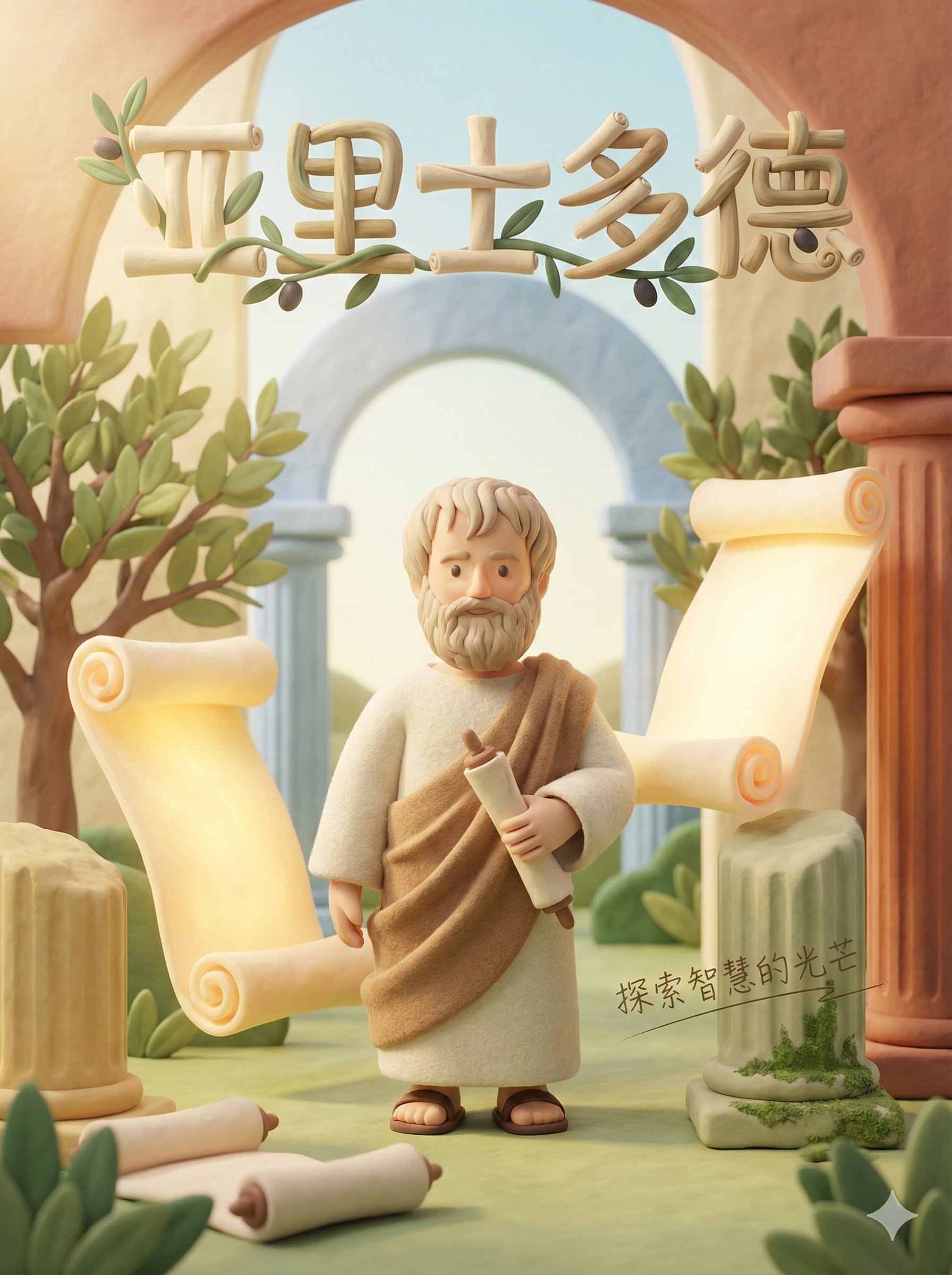 治愈系童话感黏土风海报