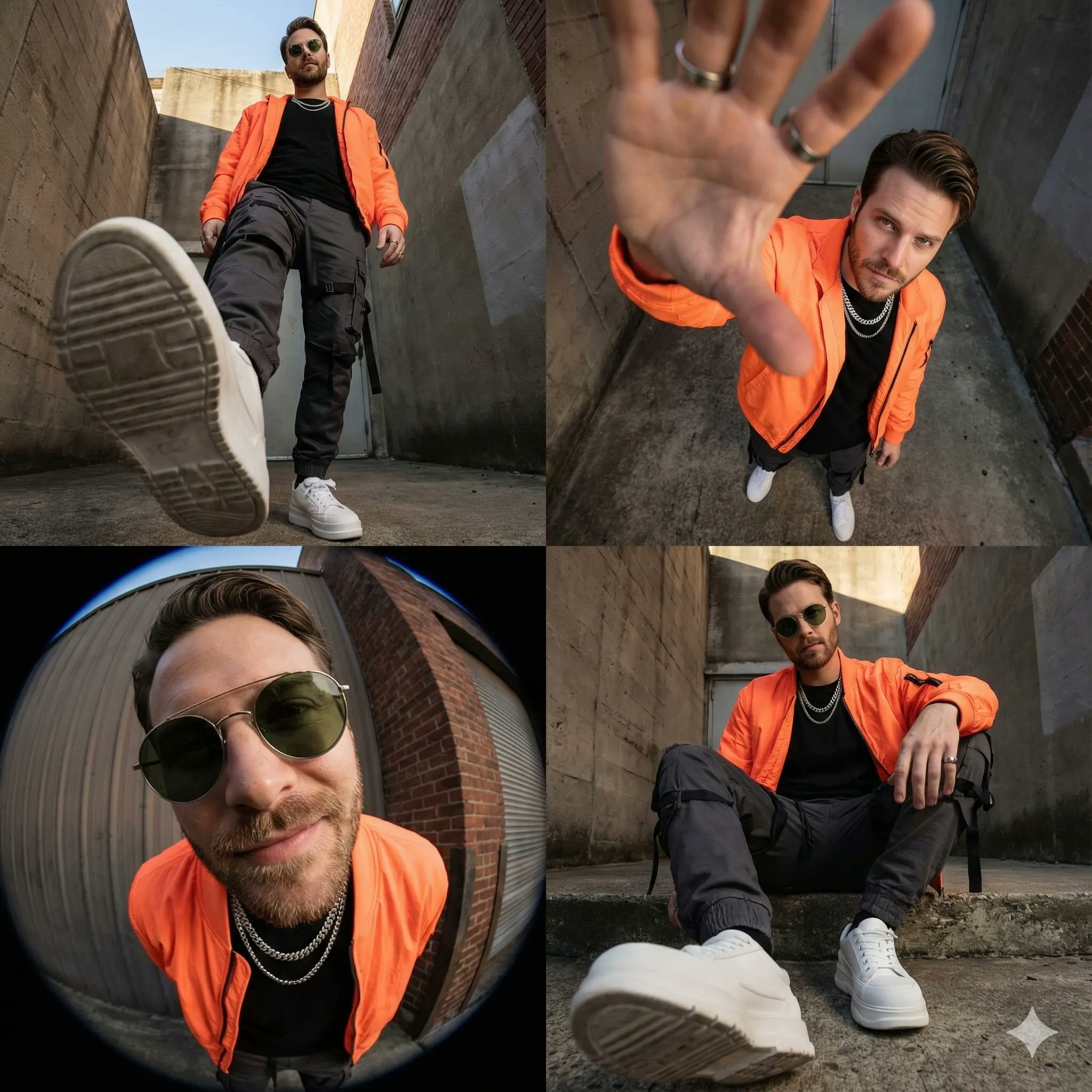 时尚街头服饰编辑照片