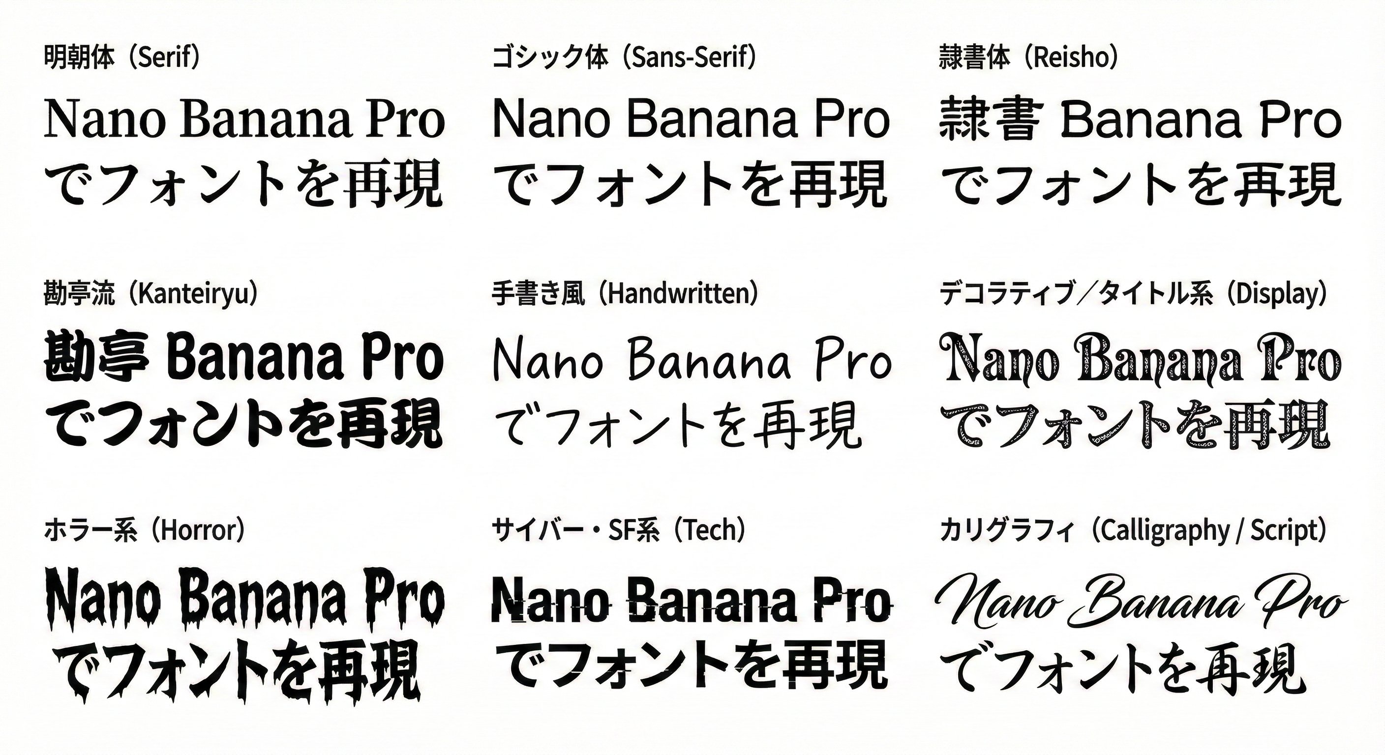 Nano Banana Pro 文字制御分析