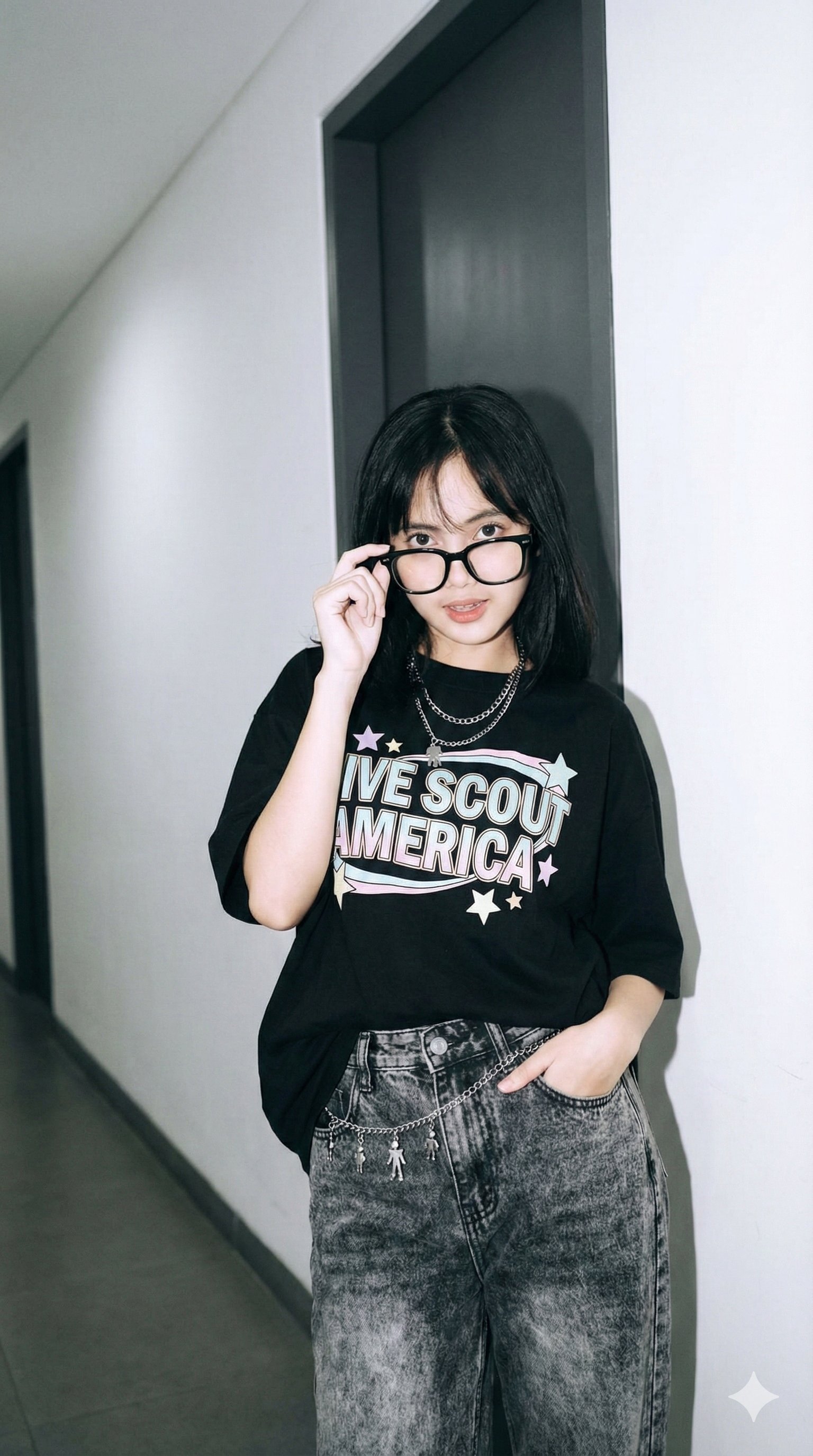 Nano Banana Pro - Young Woman in Y2K Streetwear