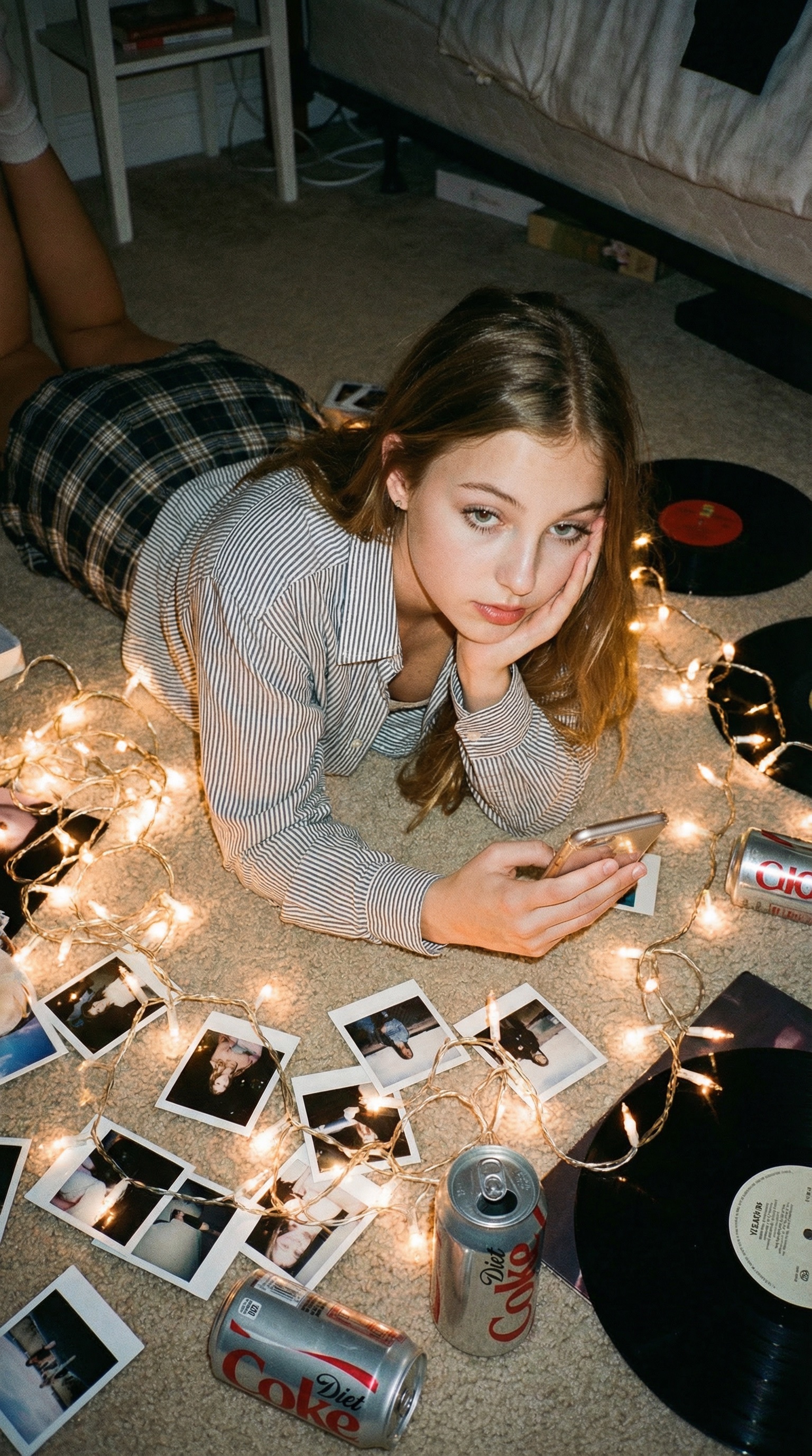 秋季少女卧室场景