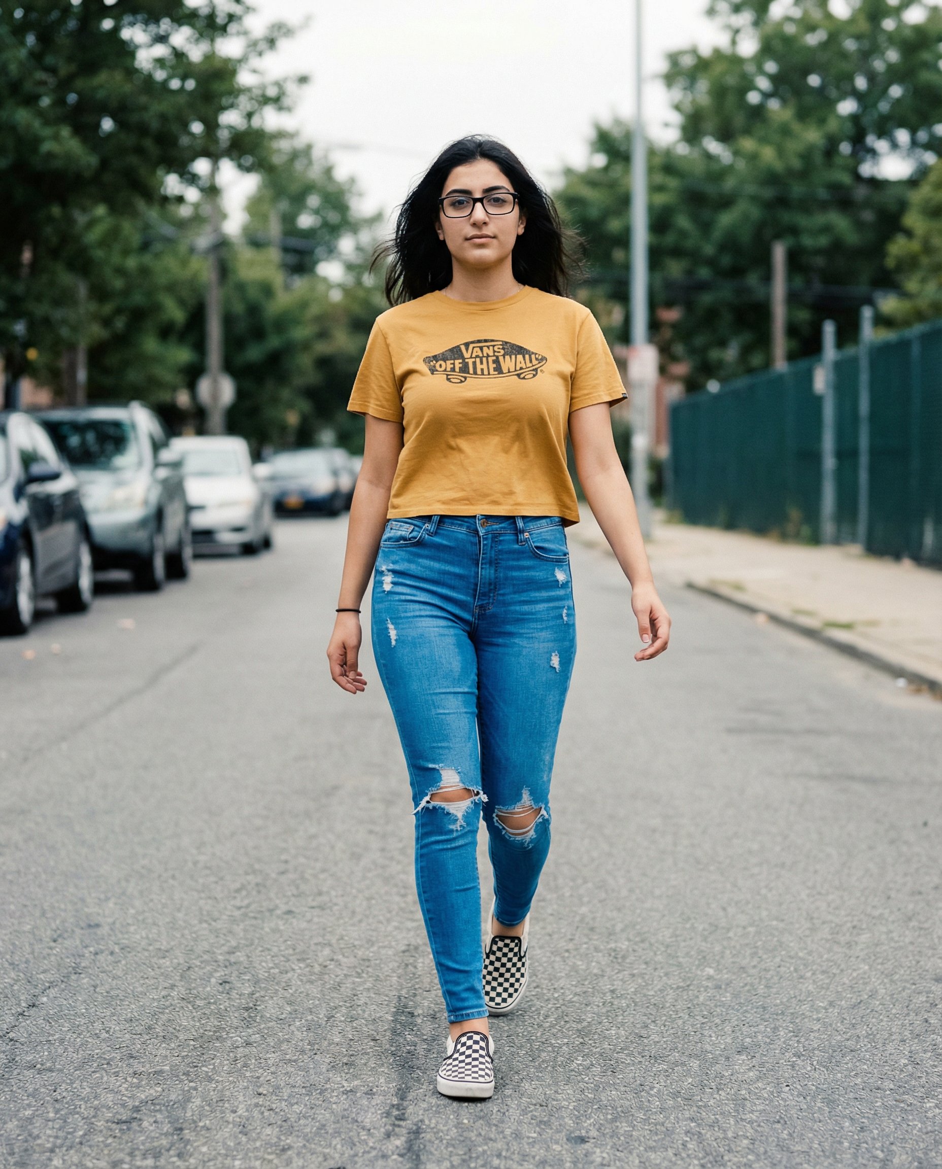 街头时尚 - 马特胶片人像（Vans 标志变体）